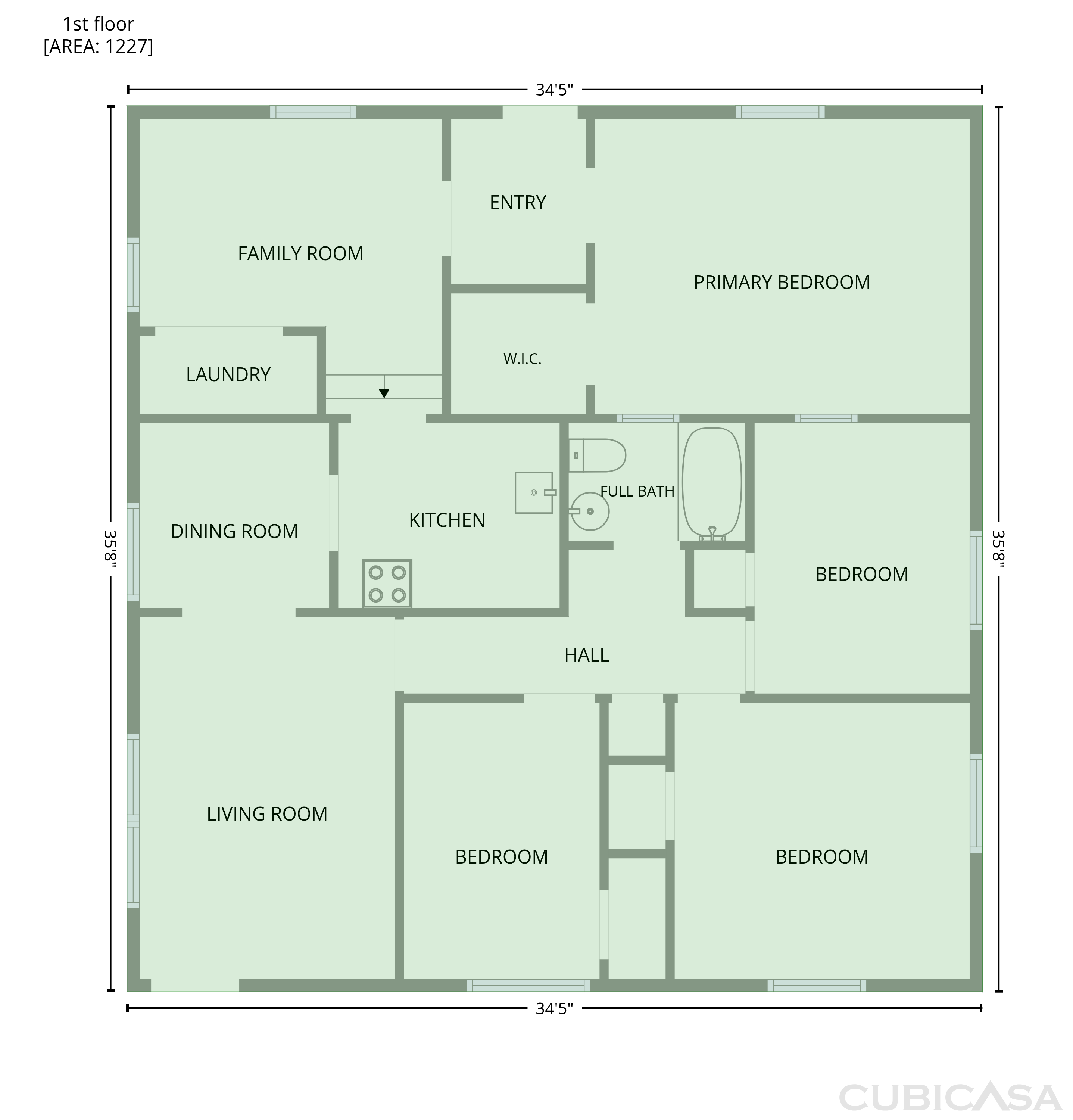 Main Floor of 1521 Herrin Ave, Charlotte, NC