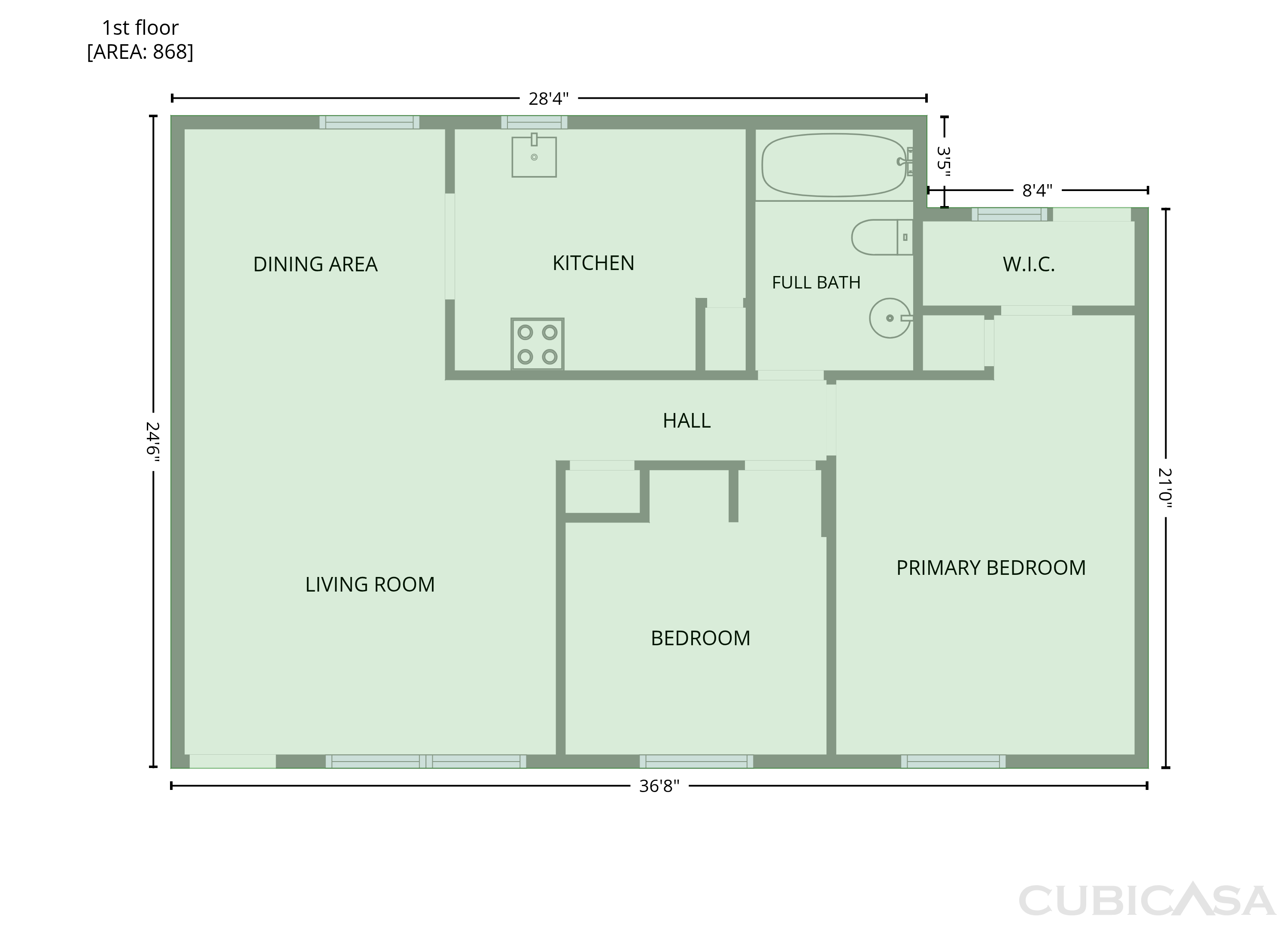 Main Floor of 1186 E Azalea Ln, Palatine, IL