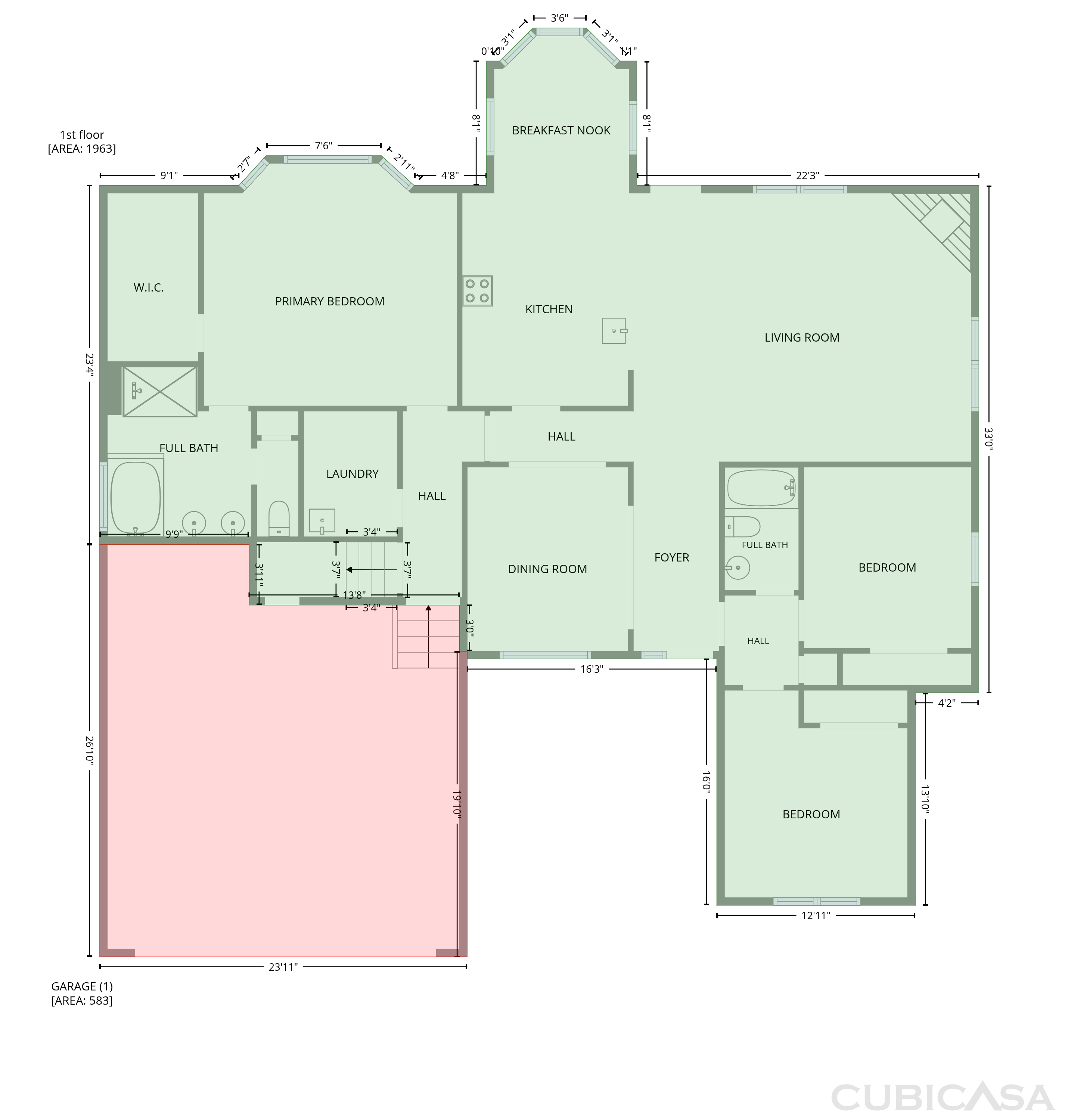 Main Floor of 4024 Tarmac Dr, Sophia, NC