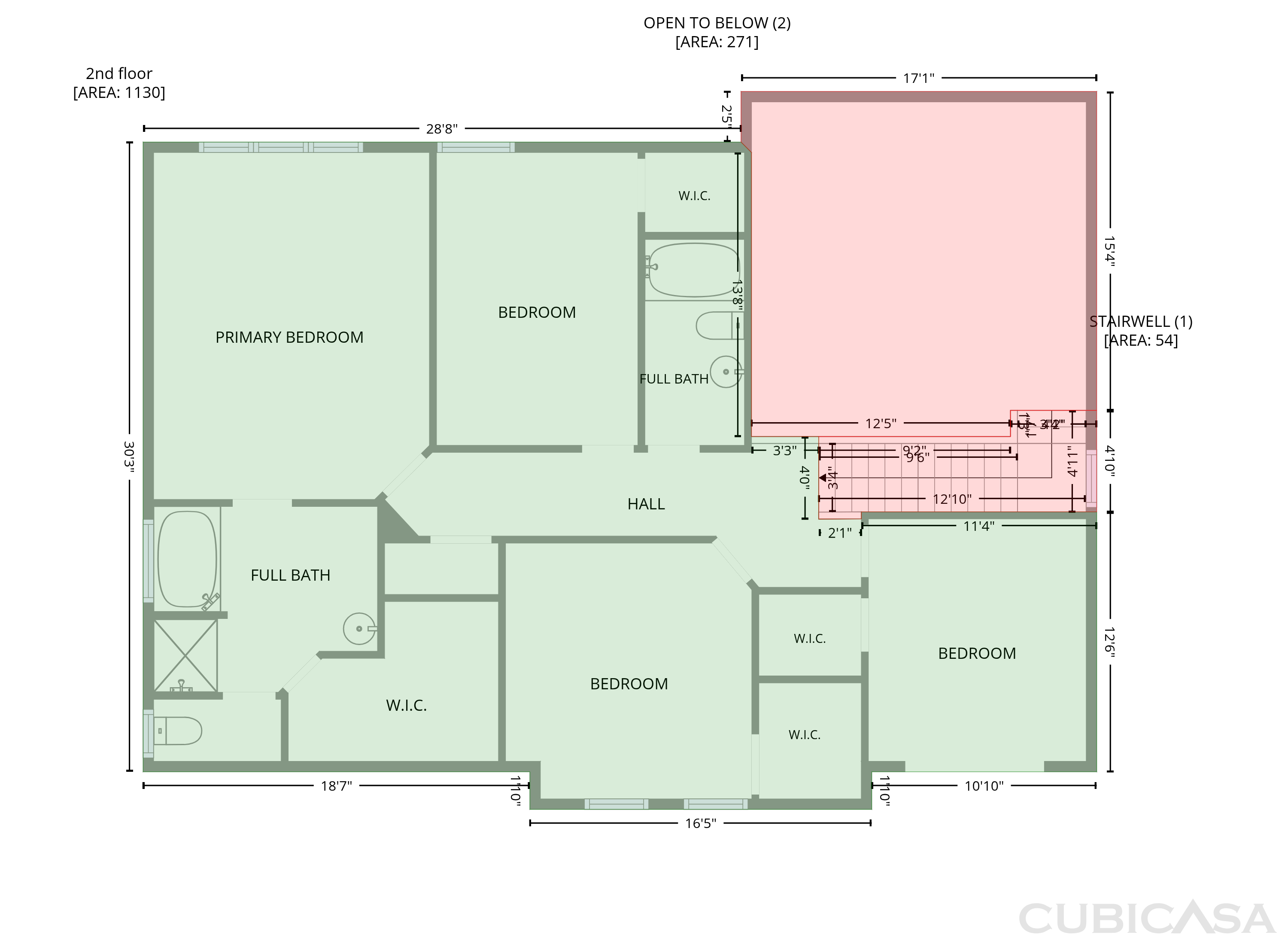 Second Floor of 703 Aroura Dr, Woodstock, GA