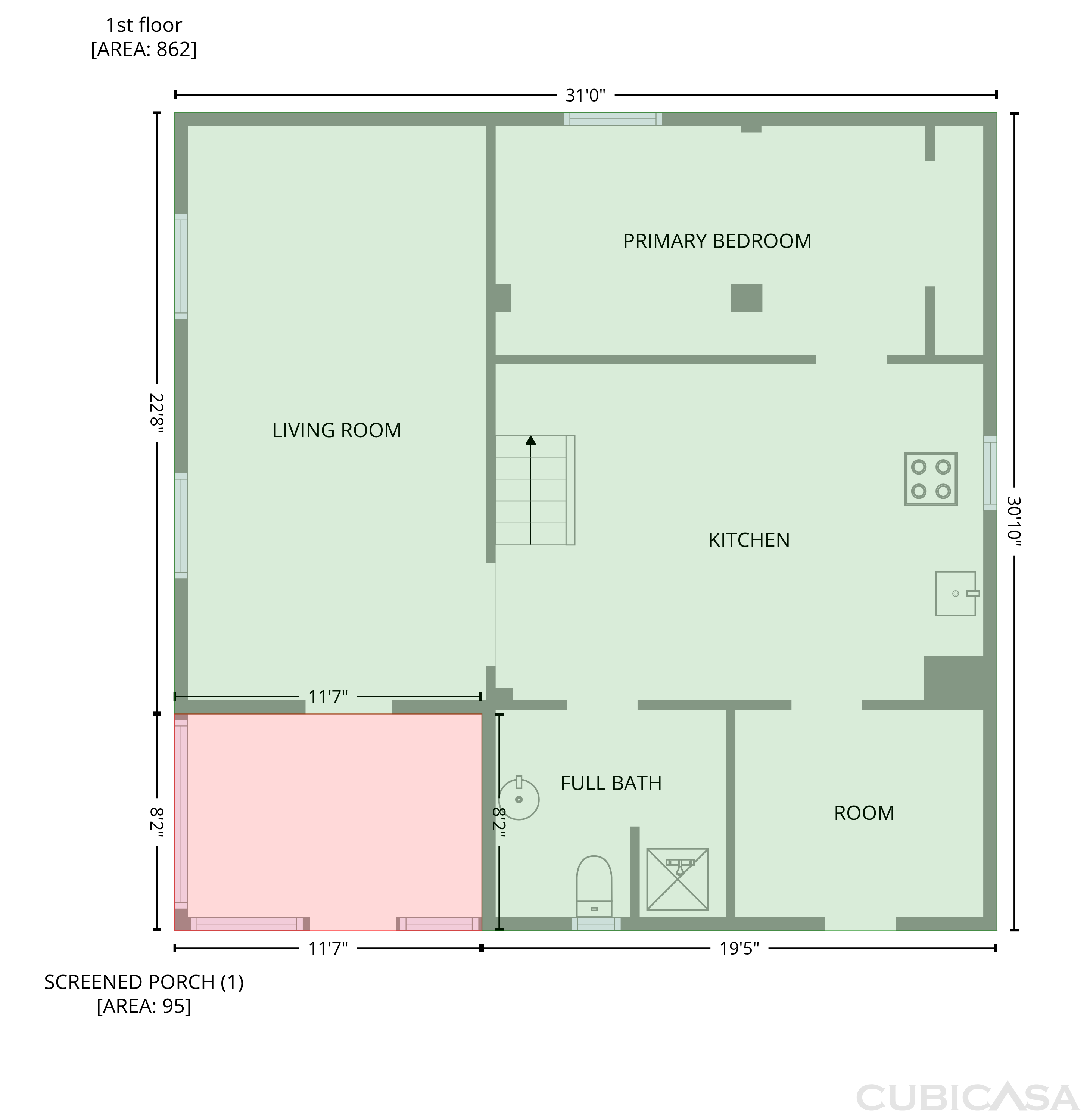 Main Floor of 94 Conifer Cir, Middleburg, FL
