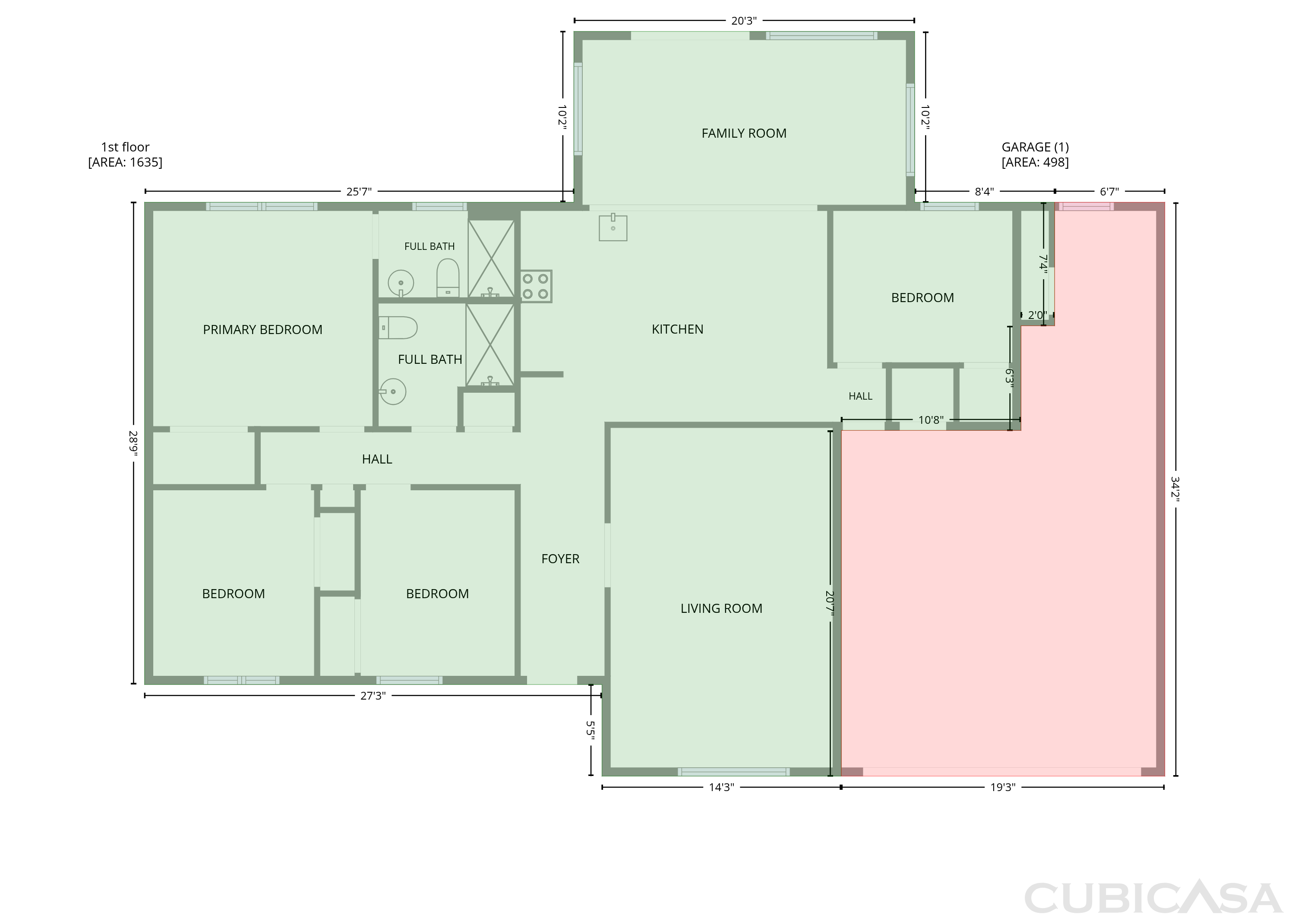 Main Floor of 4425 S Silver Beech Ave, Tucson, AZ