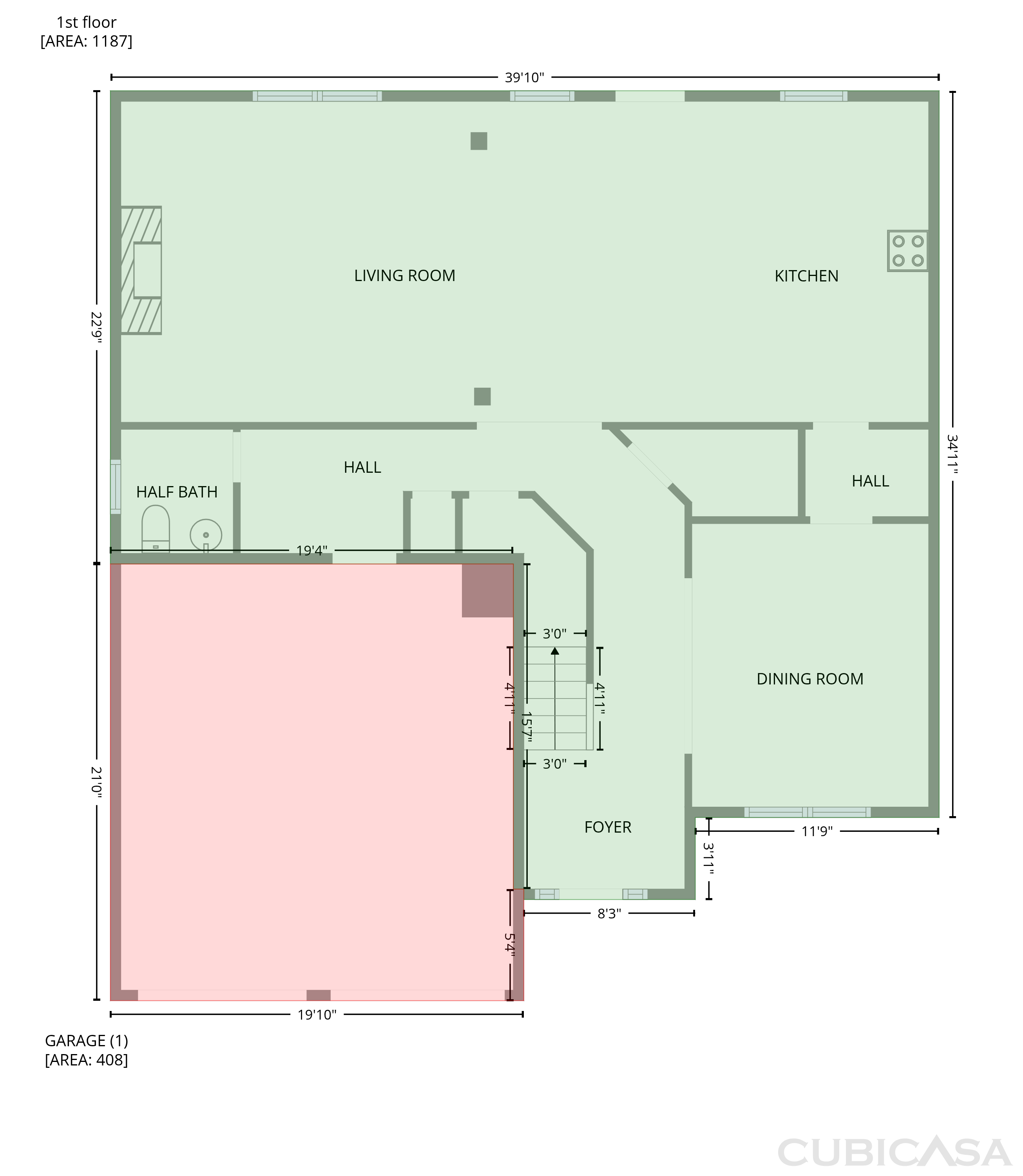 Main Floor of 2627 Glenbrook Ln, Conyers, GA