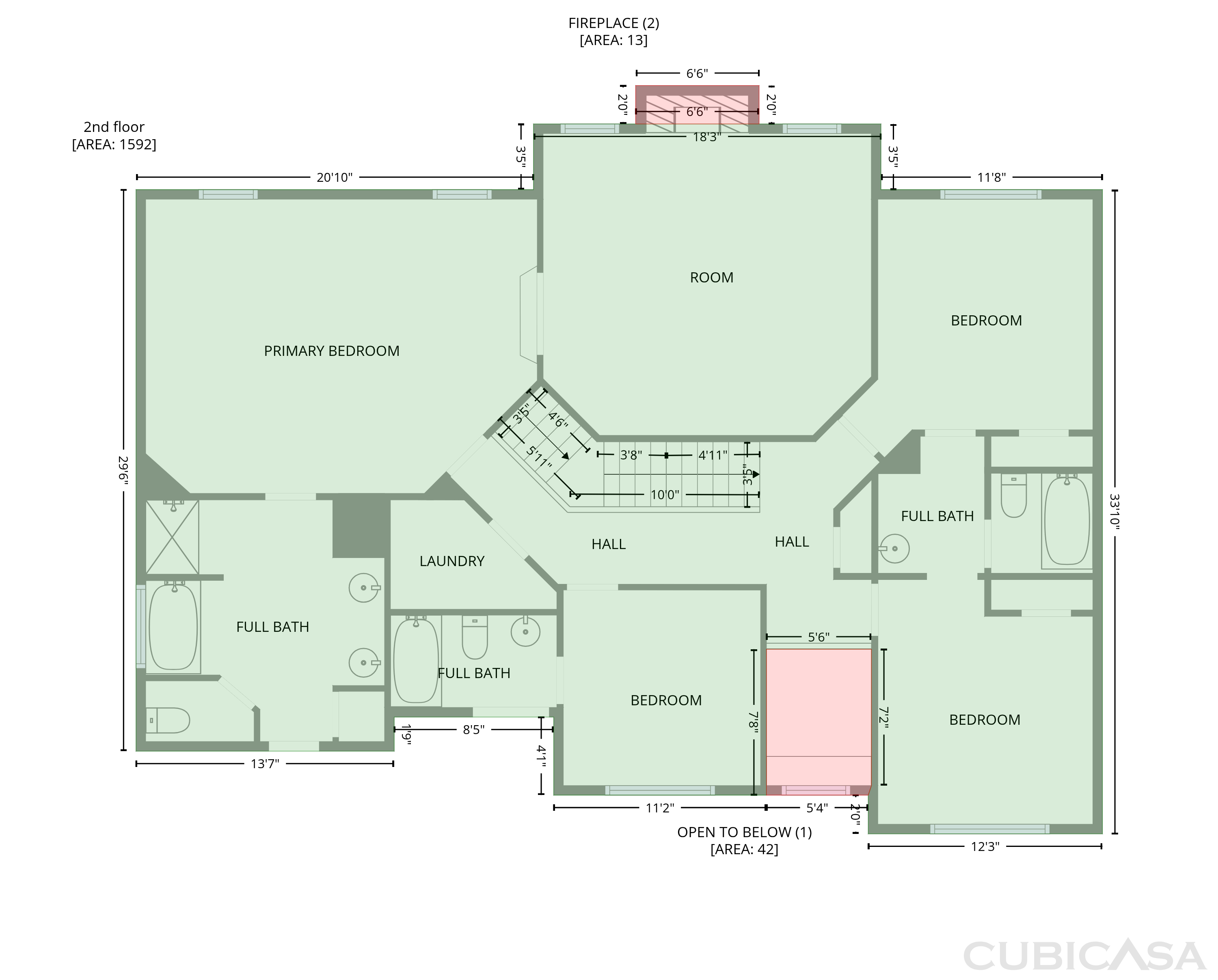 Second Floor of 1167 Sly Fox Run, Fairburn, GA