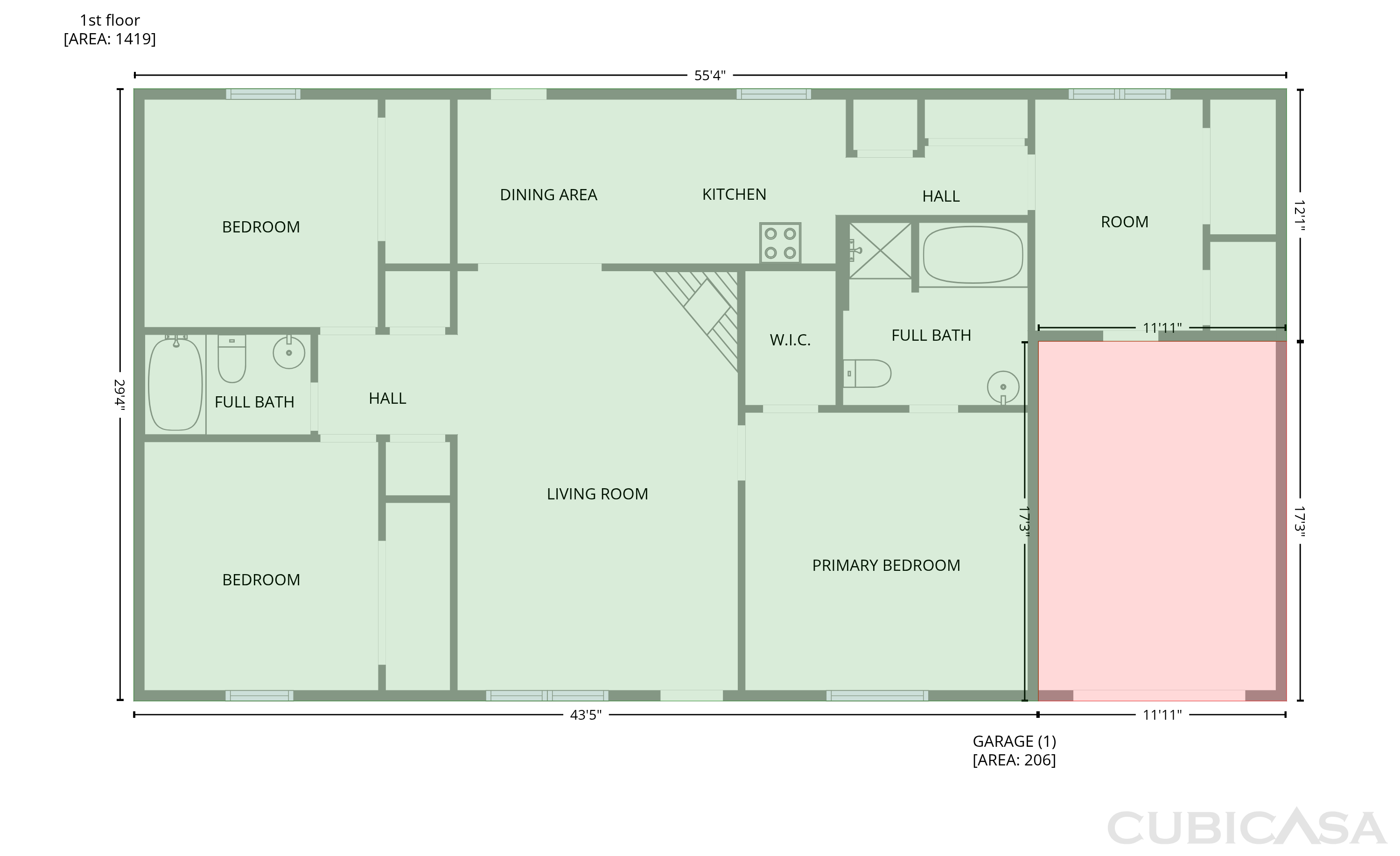 Main Floor of 182 Livingston Ln, Covington, GA