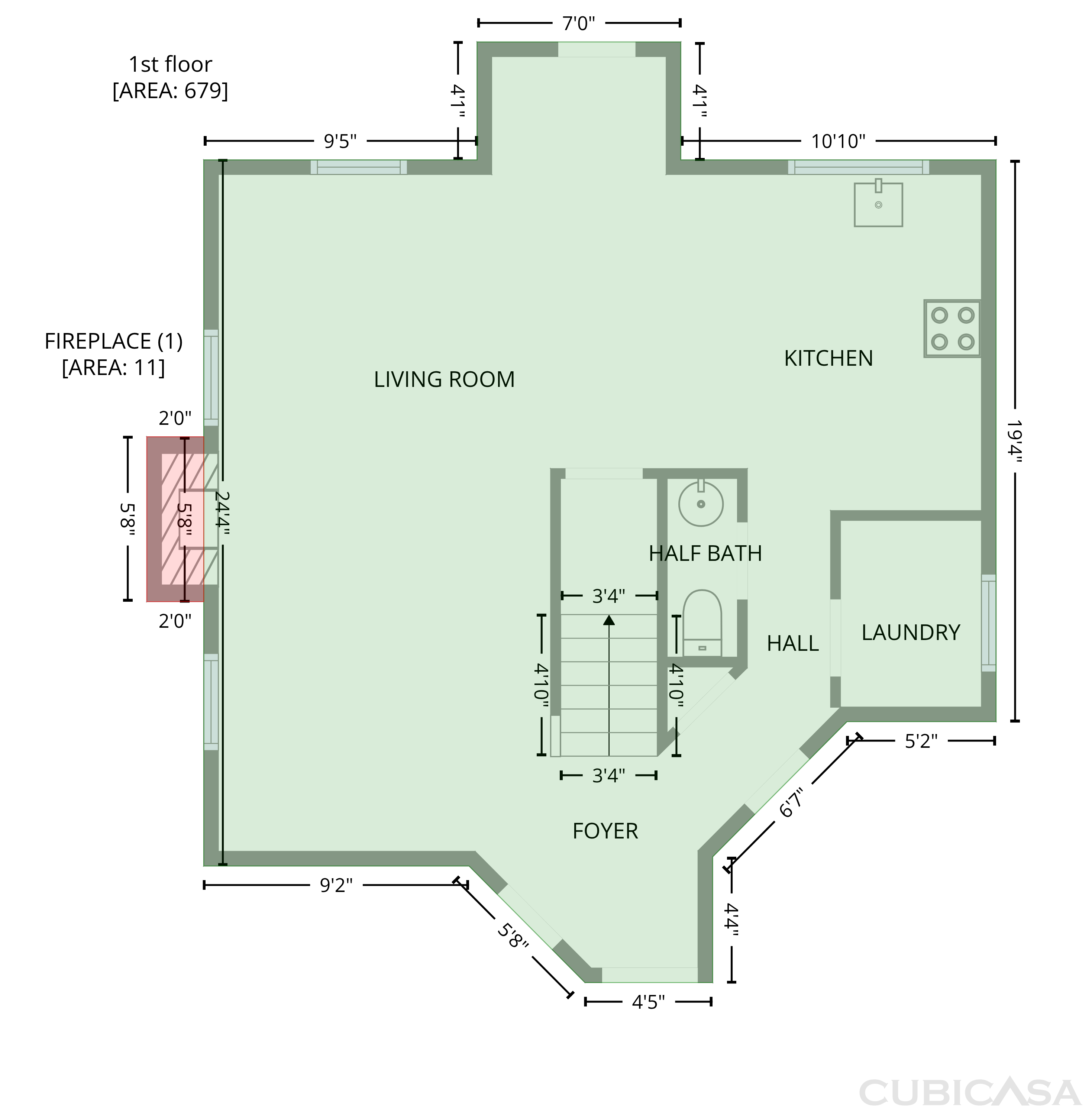 Main Floor of 59130 Oak Glen Ave, Saint Helens, OR