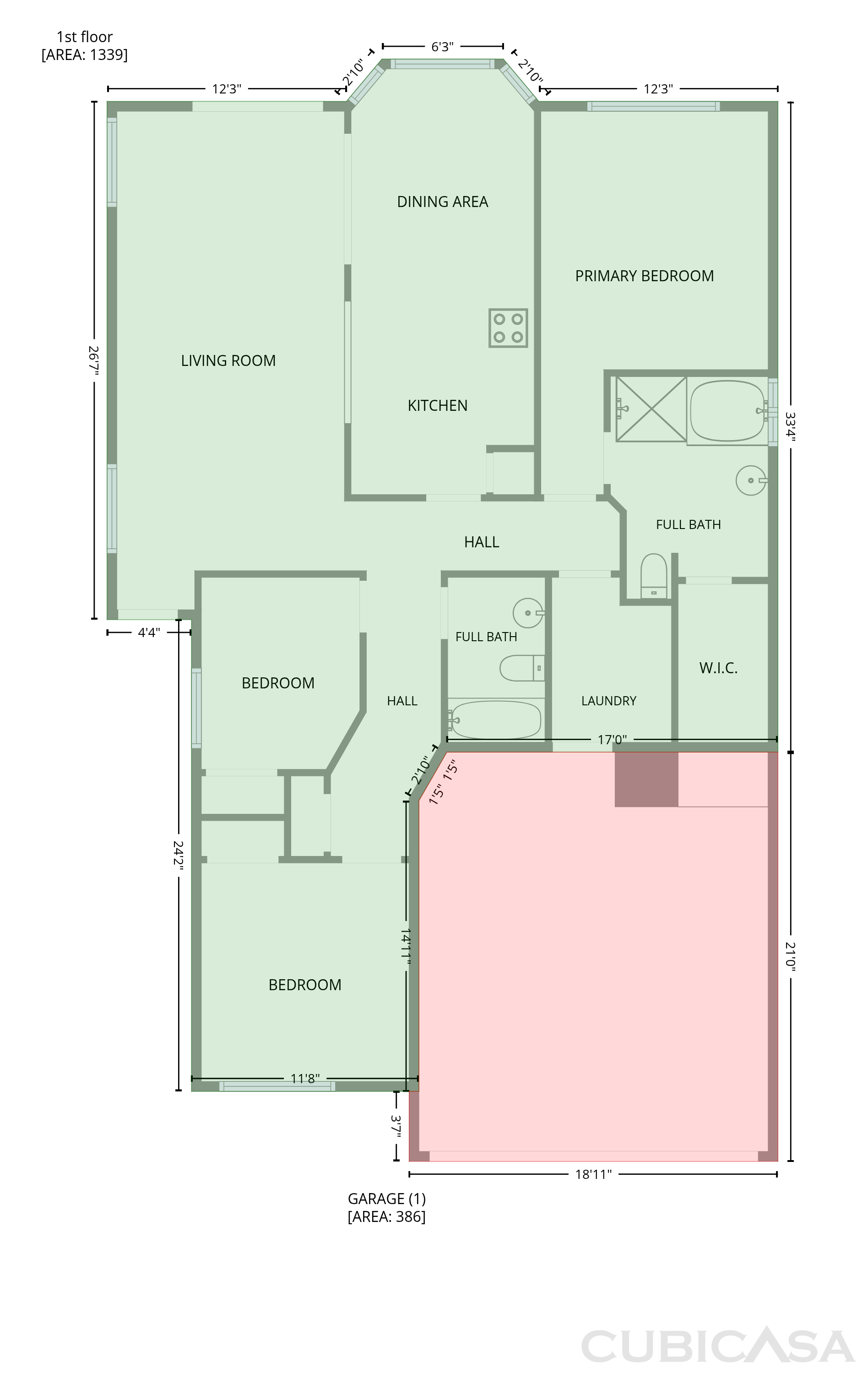 Main Floor of 9103 N Palm Brook Dr, Tucson, AZ
