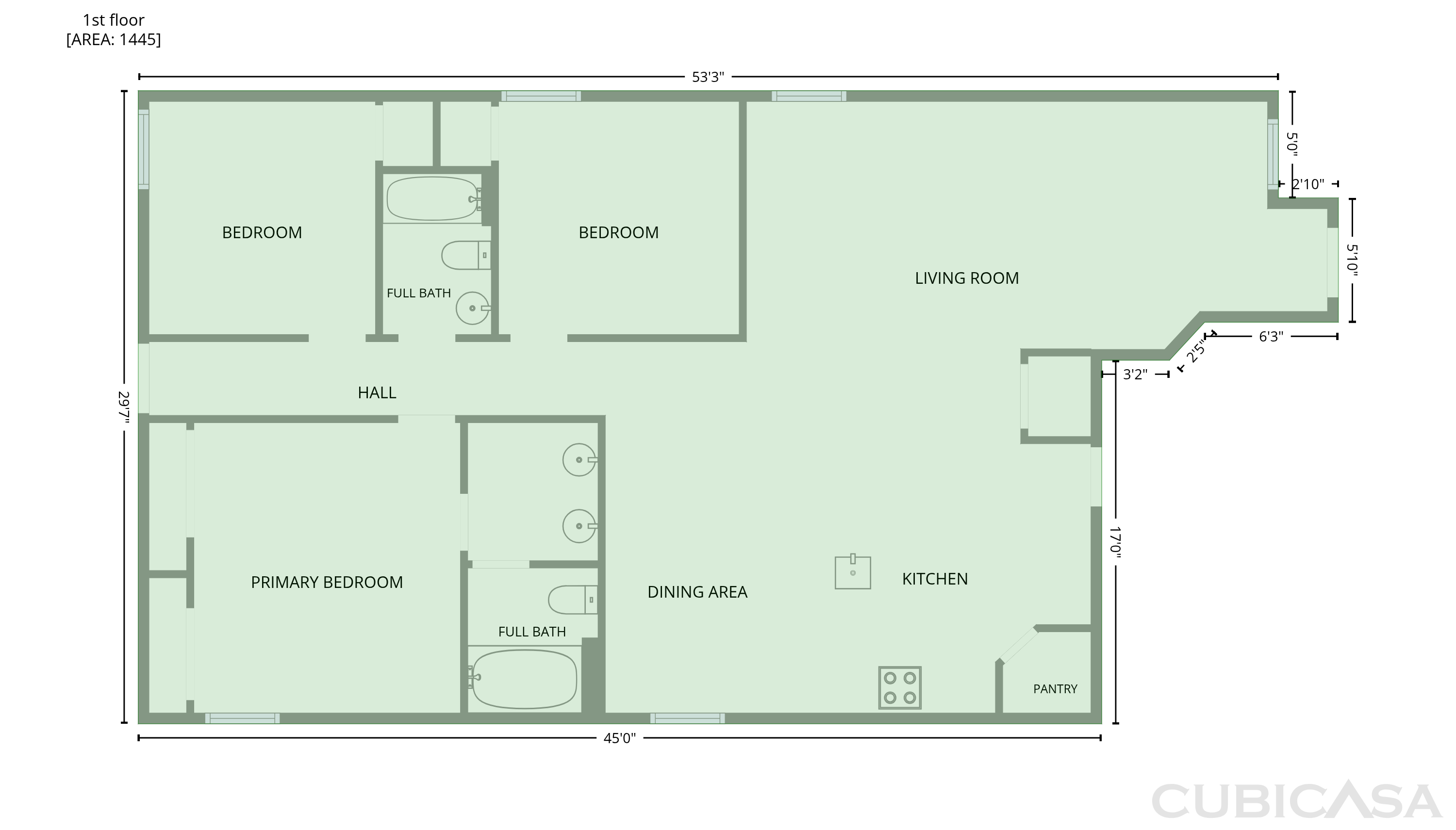 Main Floor of 96533 Commodore Point Dr, Yulee, FL