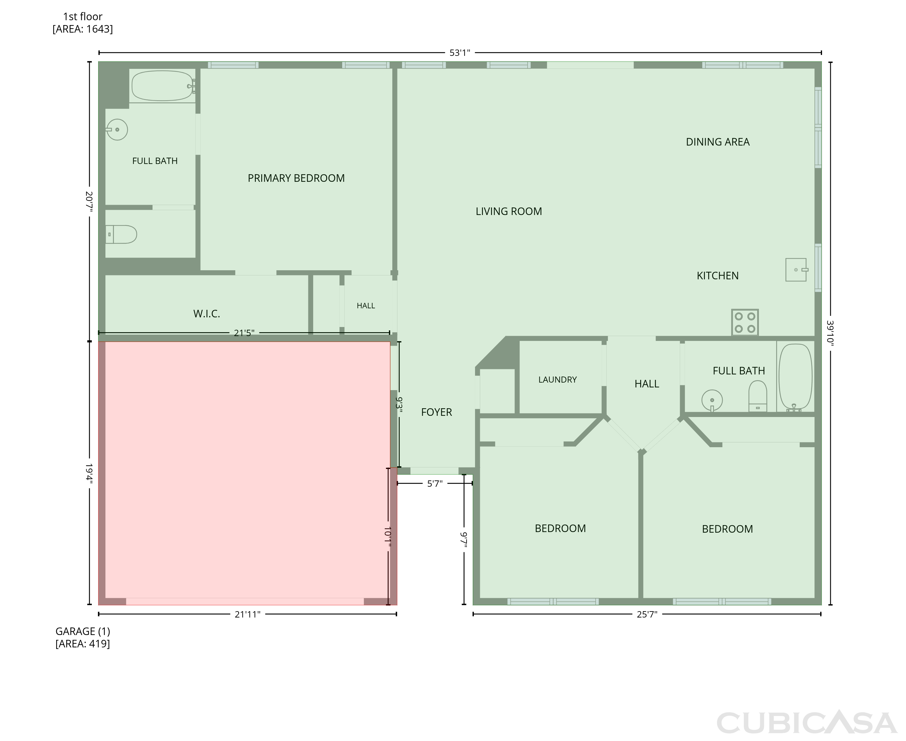 Main Floor of 155 Eagle Ridge Dr, Chesnee, SC