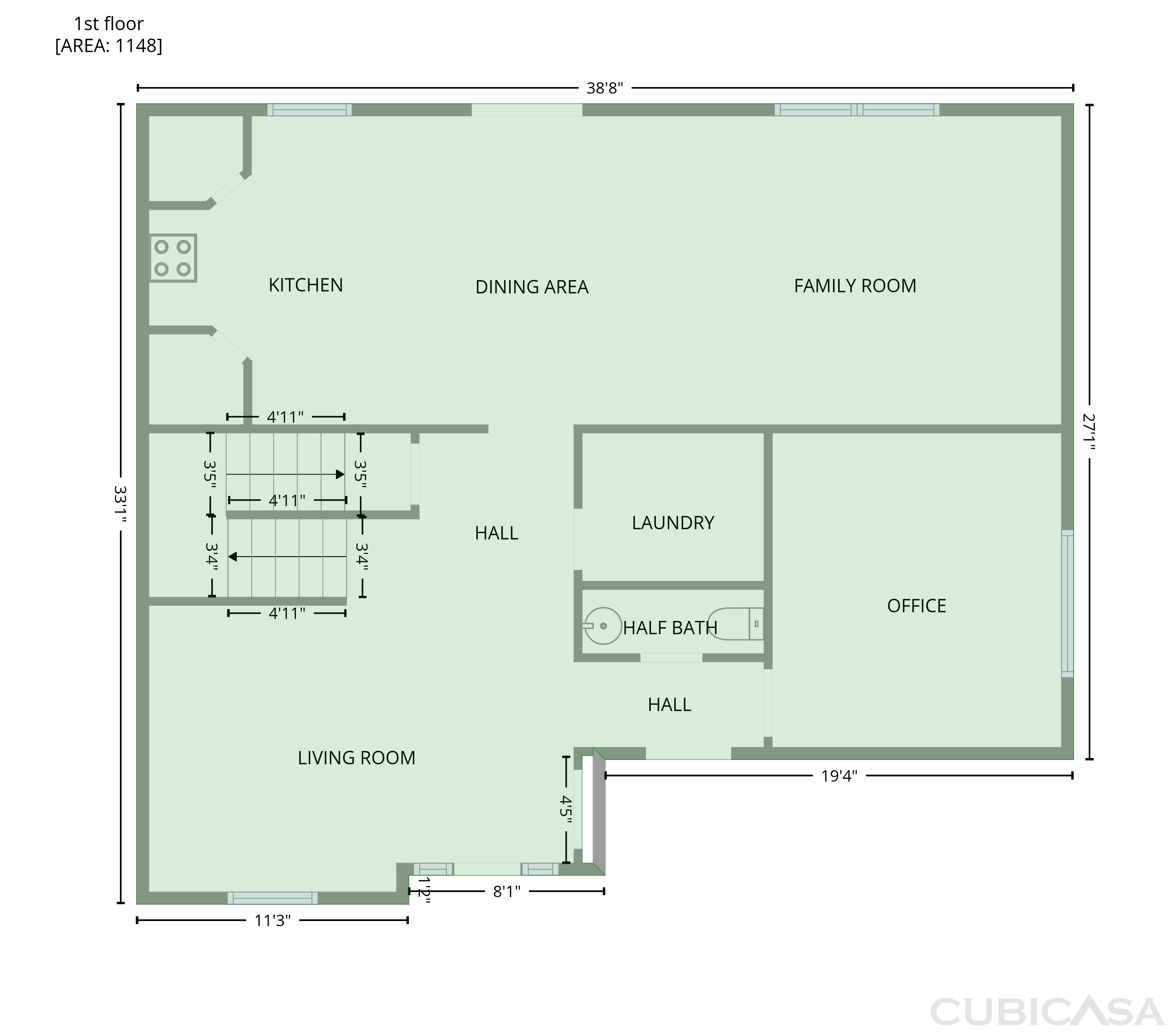 Main Floor of 2158 Willesdon Dr W, Jacksonville, FL
