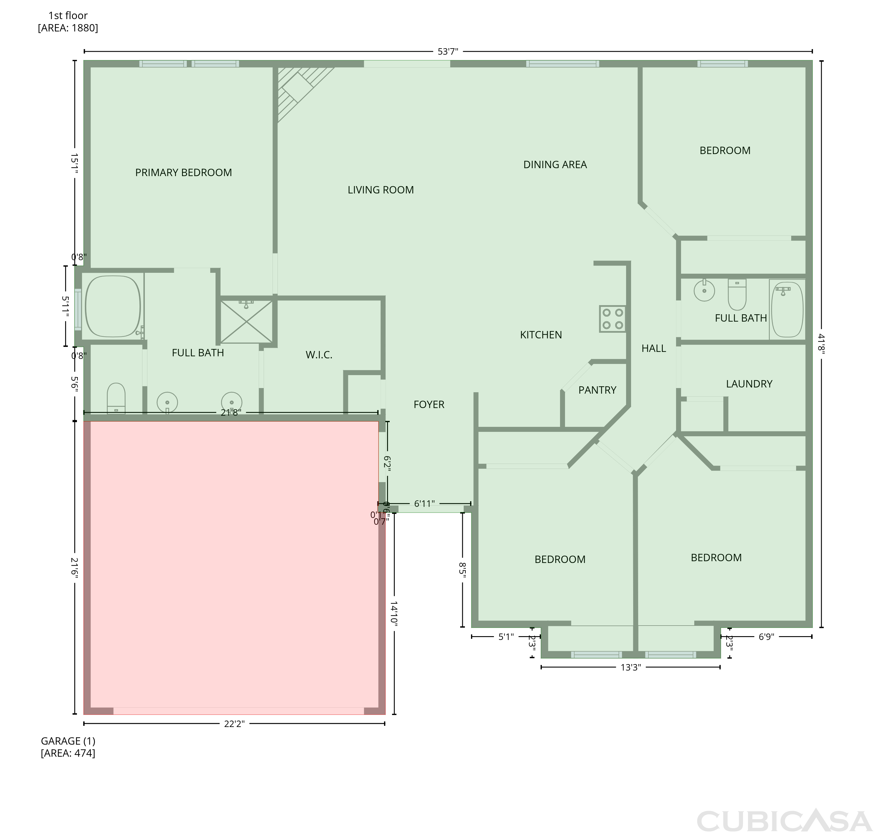 Main Floor of 11318 Brendel Ln, Corpus Christi, TX
