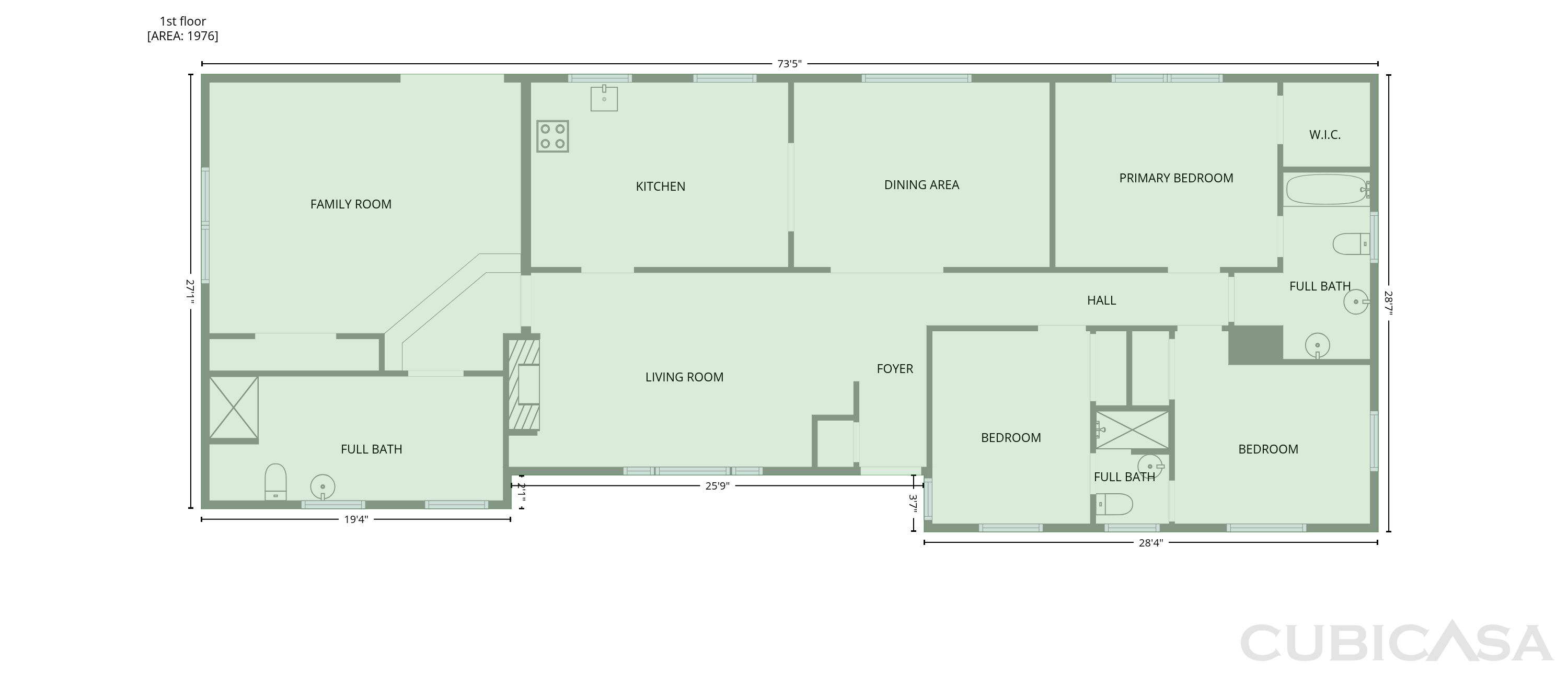 Main Floor of 1309 Tohari Rd, Winston Salem, NC