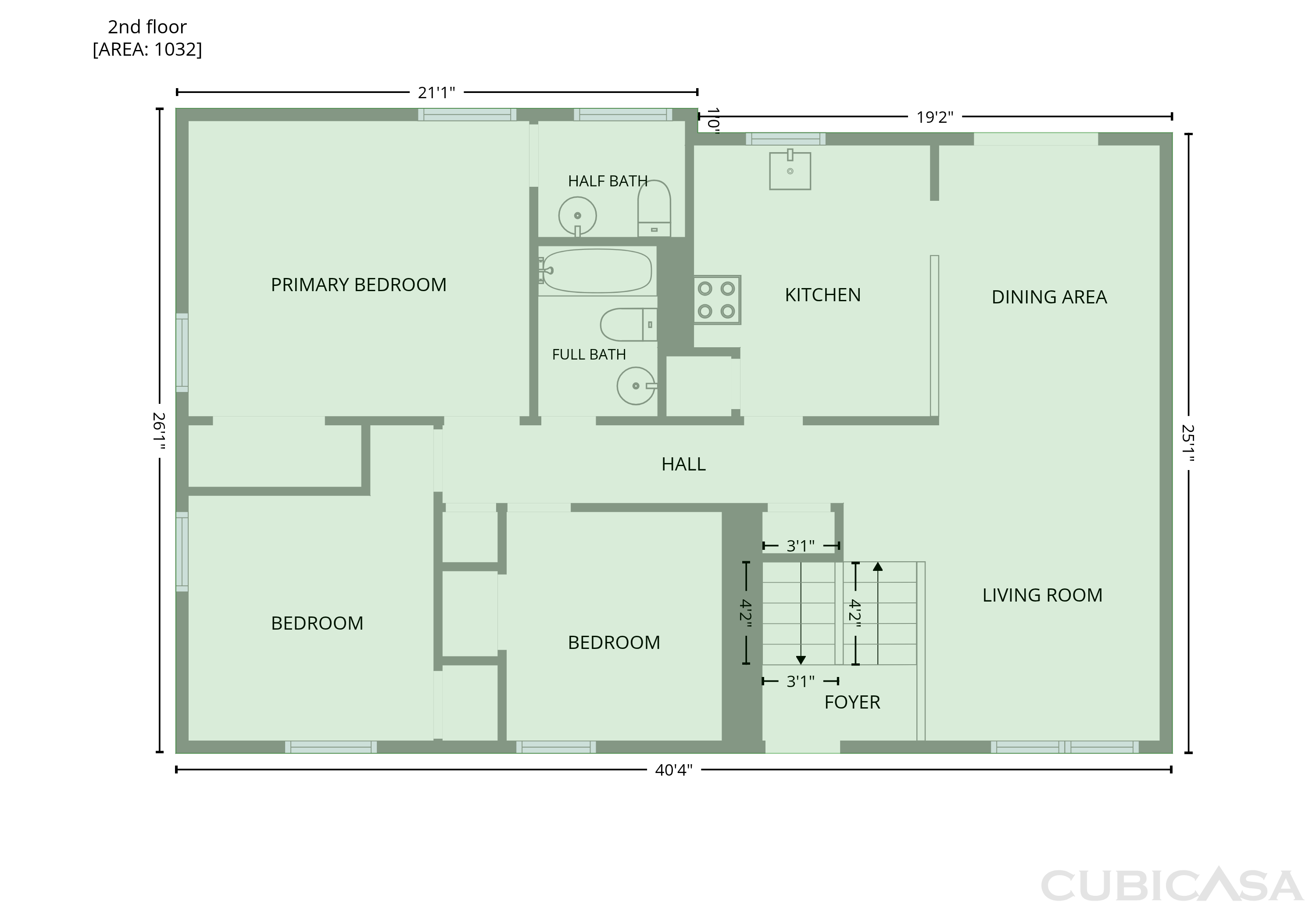 Second Floor of 1716 Timberlane St, Gastonia, NC