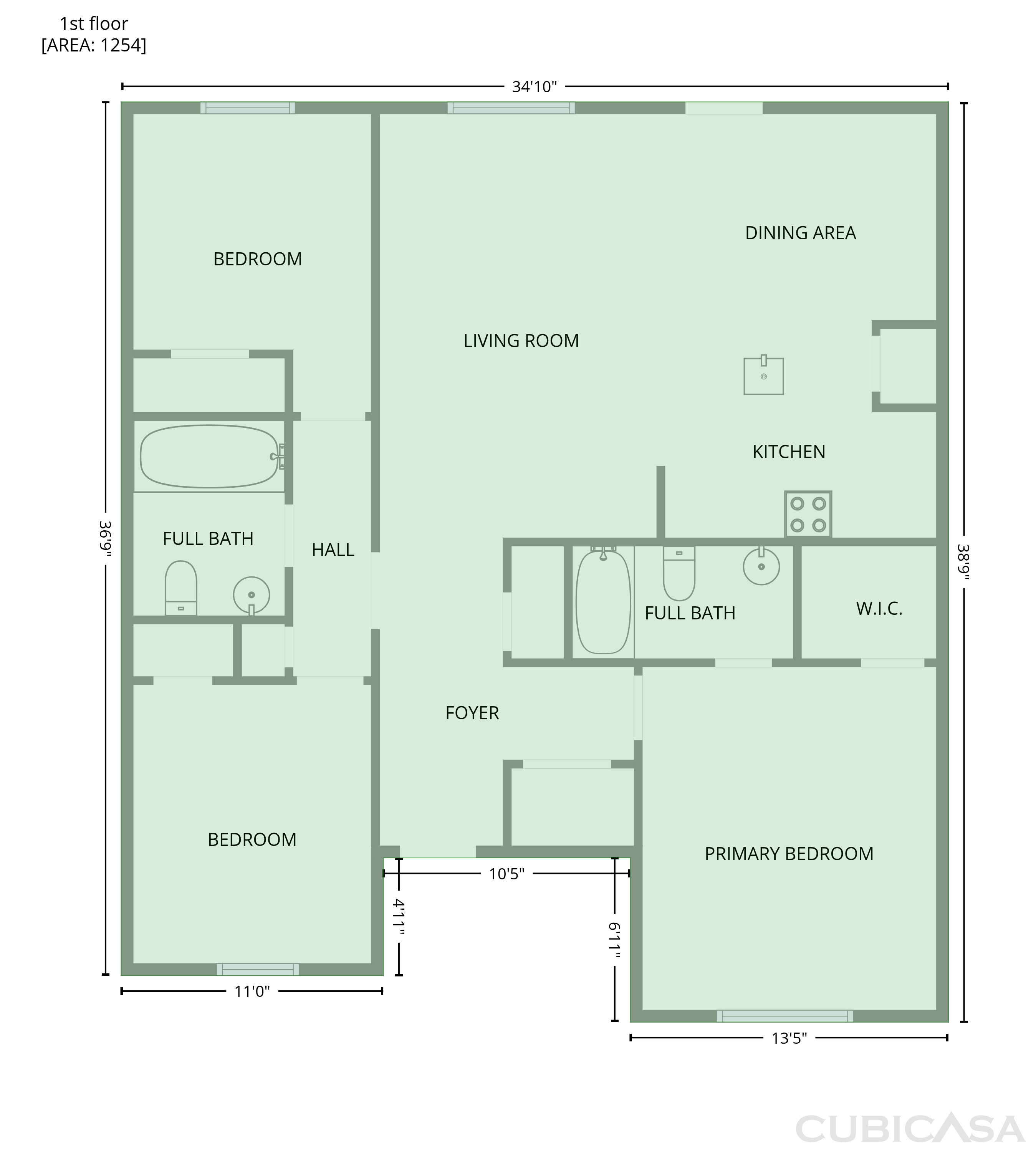 Main Floor of 5704 Woodard St, Charlotte, NC