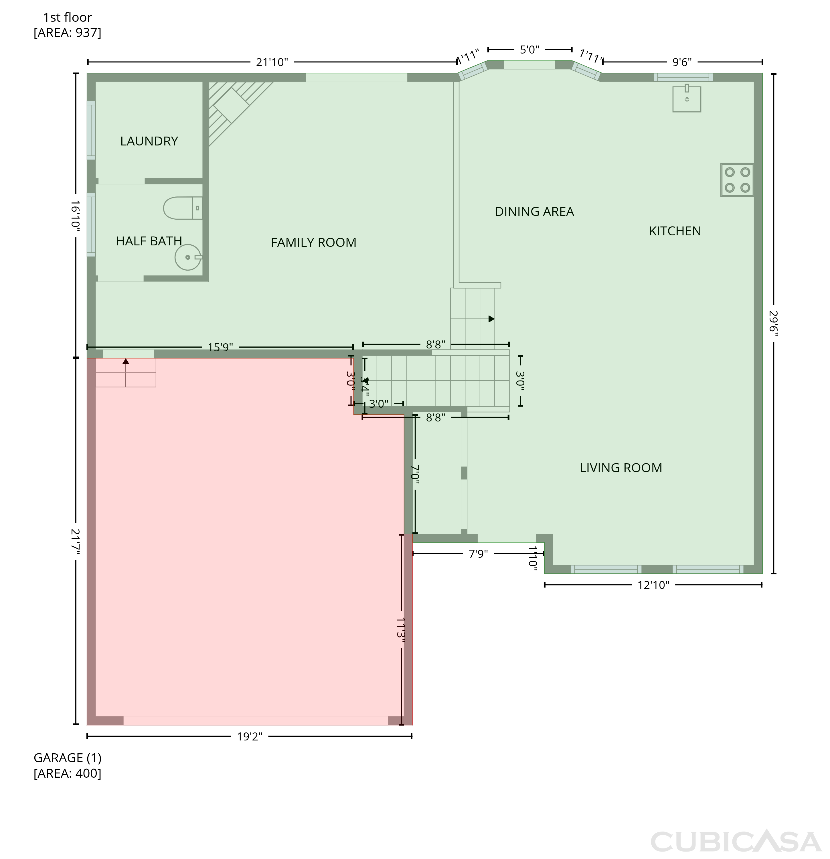 Main Floor of 9605 NE 132nd St, Kirkland, WA