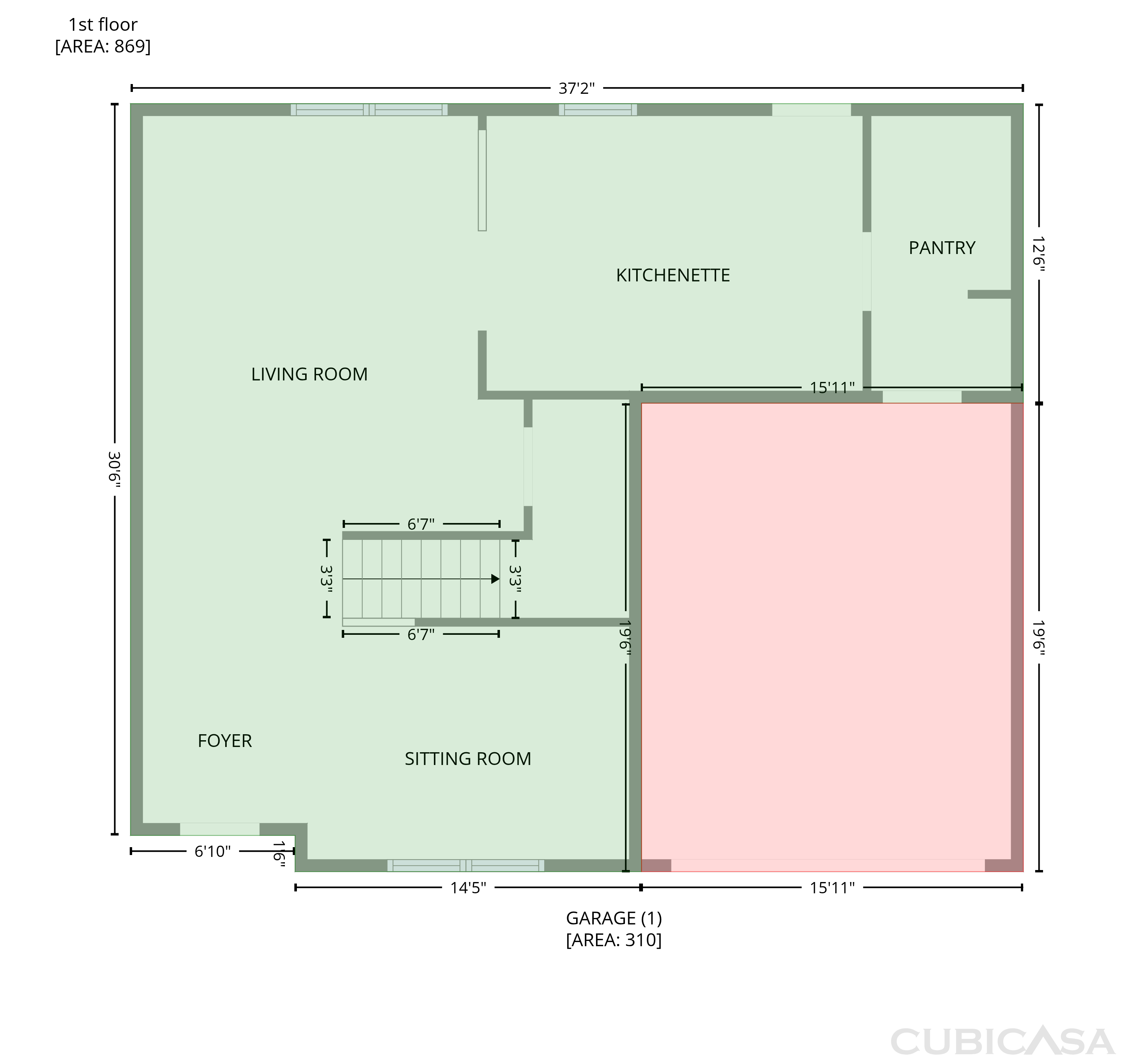 Main Floor of 949 Colonial Way, Franklin, IN