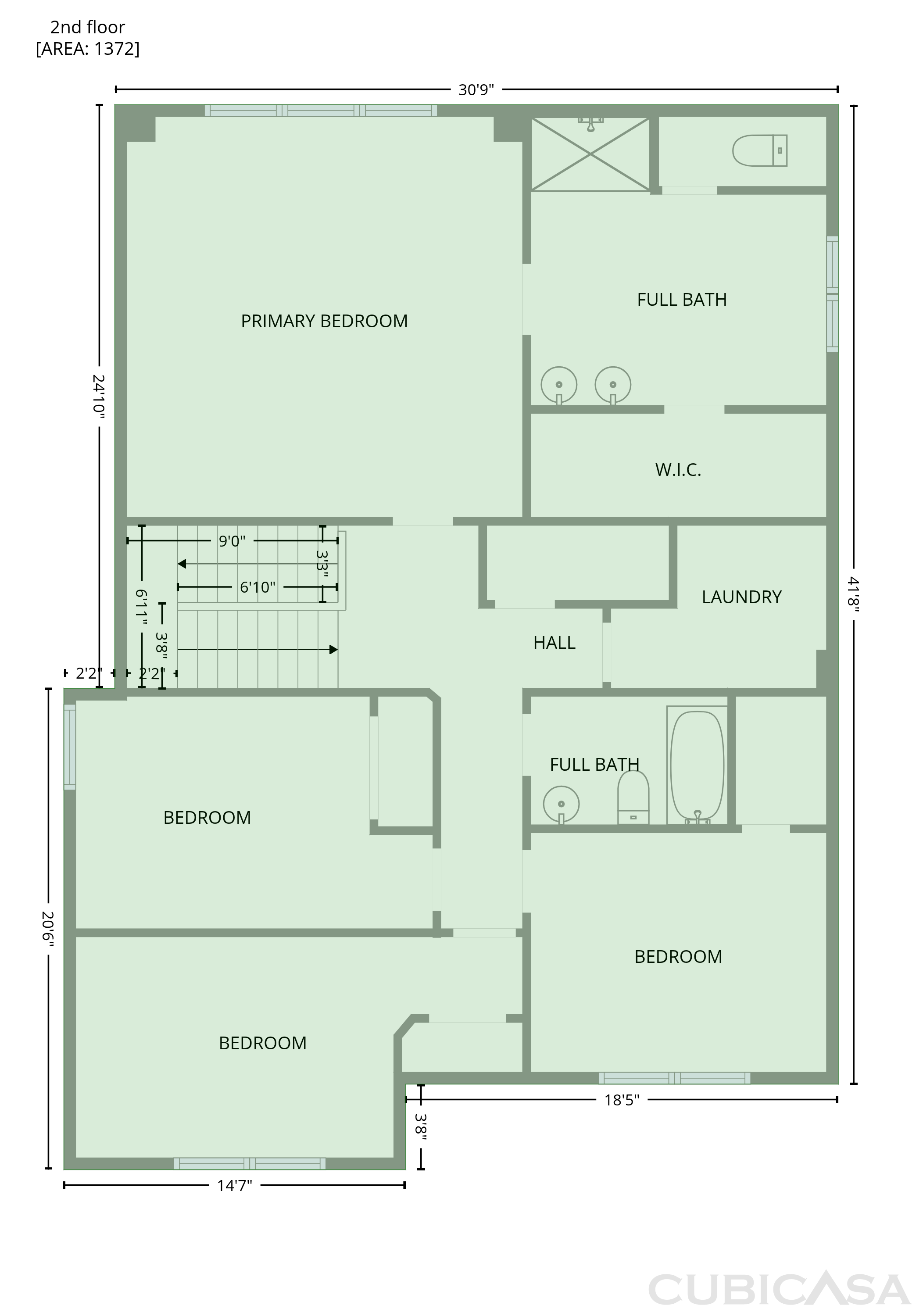 Second Floor of 4918 Griffith Rd, Monroe, NC