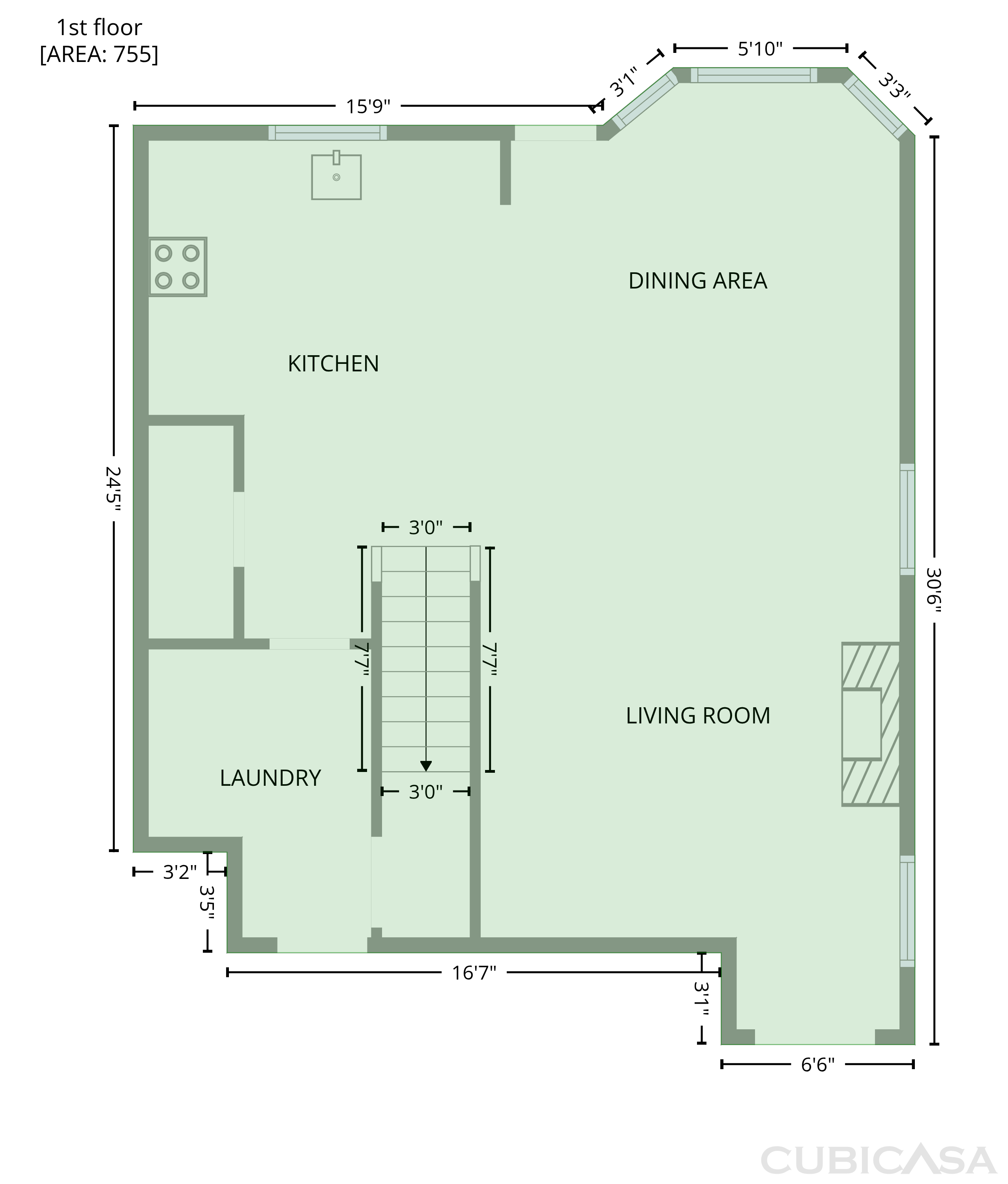 Main Floor of 1630 Tigris Ct, Atlanta, GA
