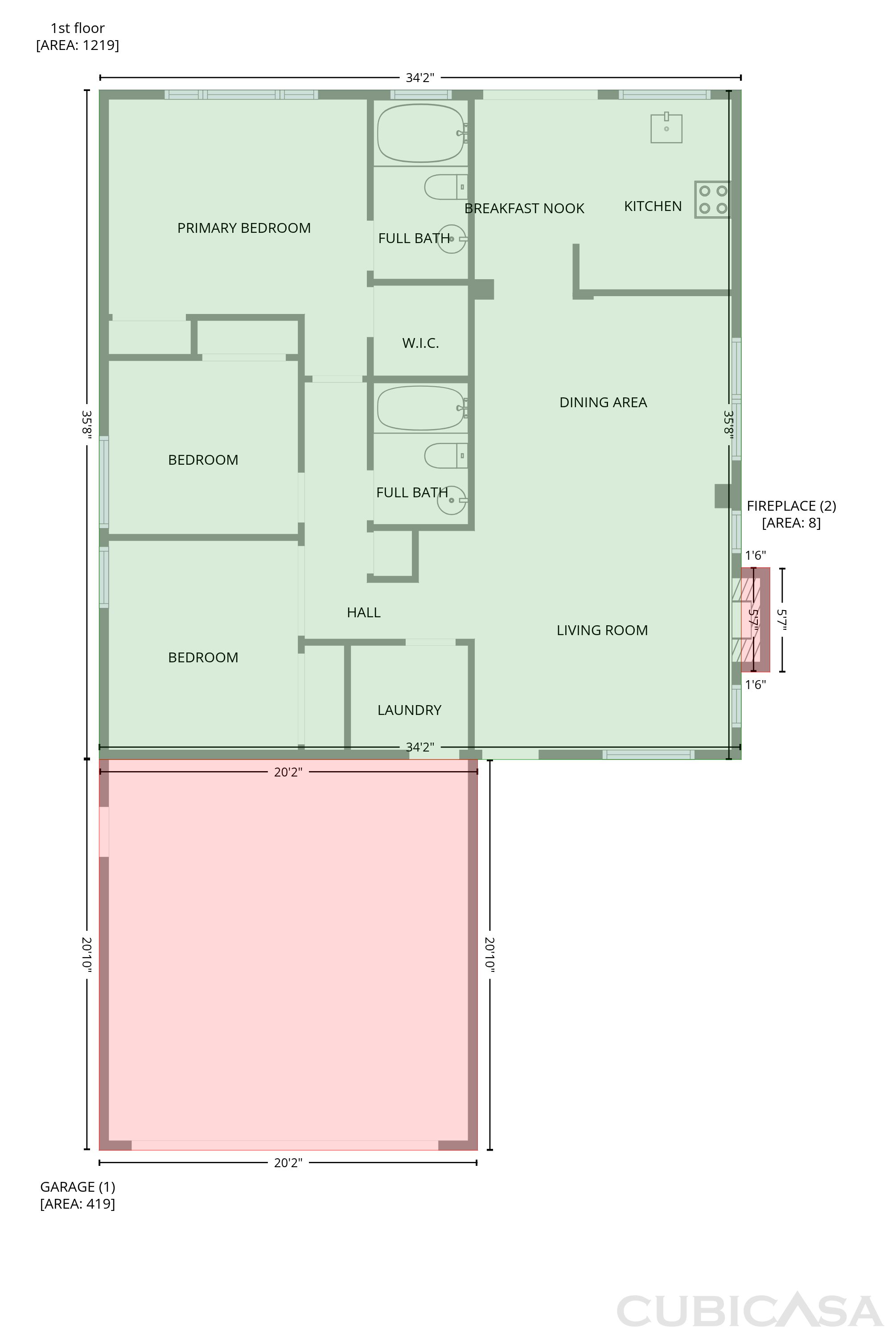Main Floor of 108 Austin Dr, Folsom, CA
