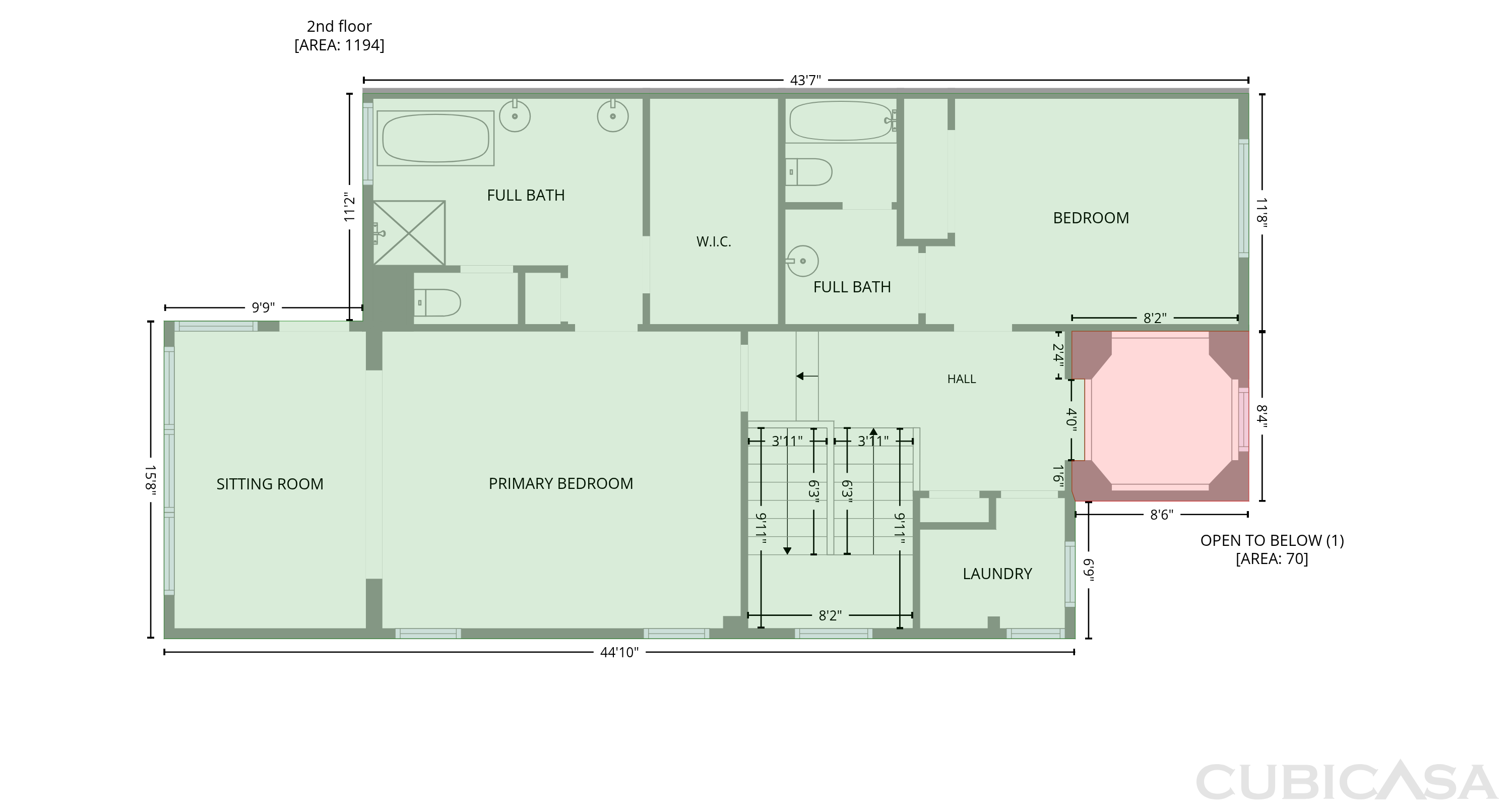 Third Floor of 3011 Riverstone Trl, Atlanta, GA