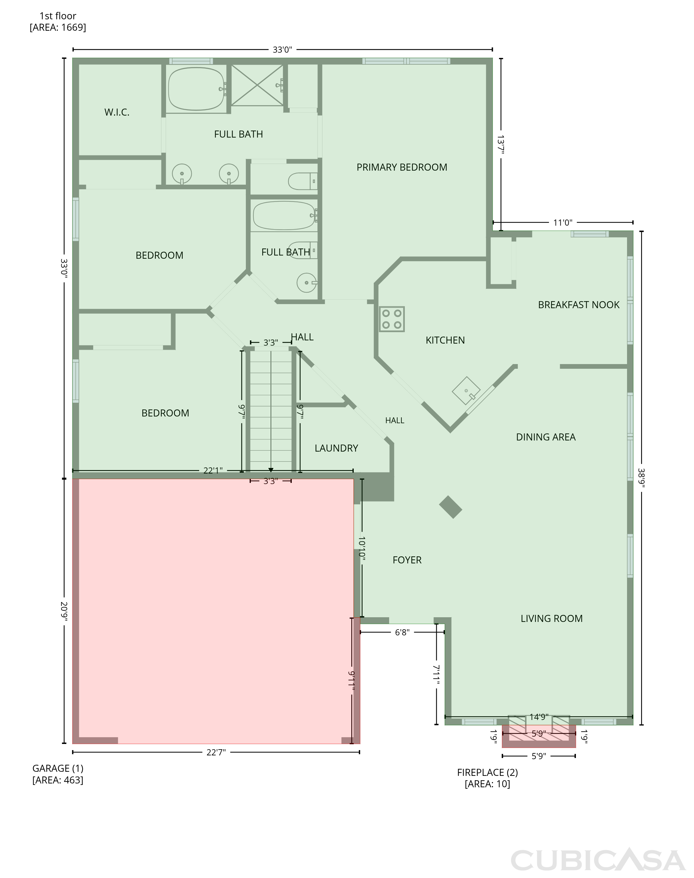 Main Floor of 132 Willow View Ln, Wilsonville, AL