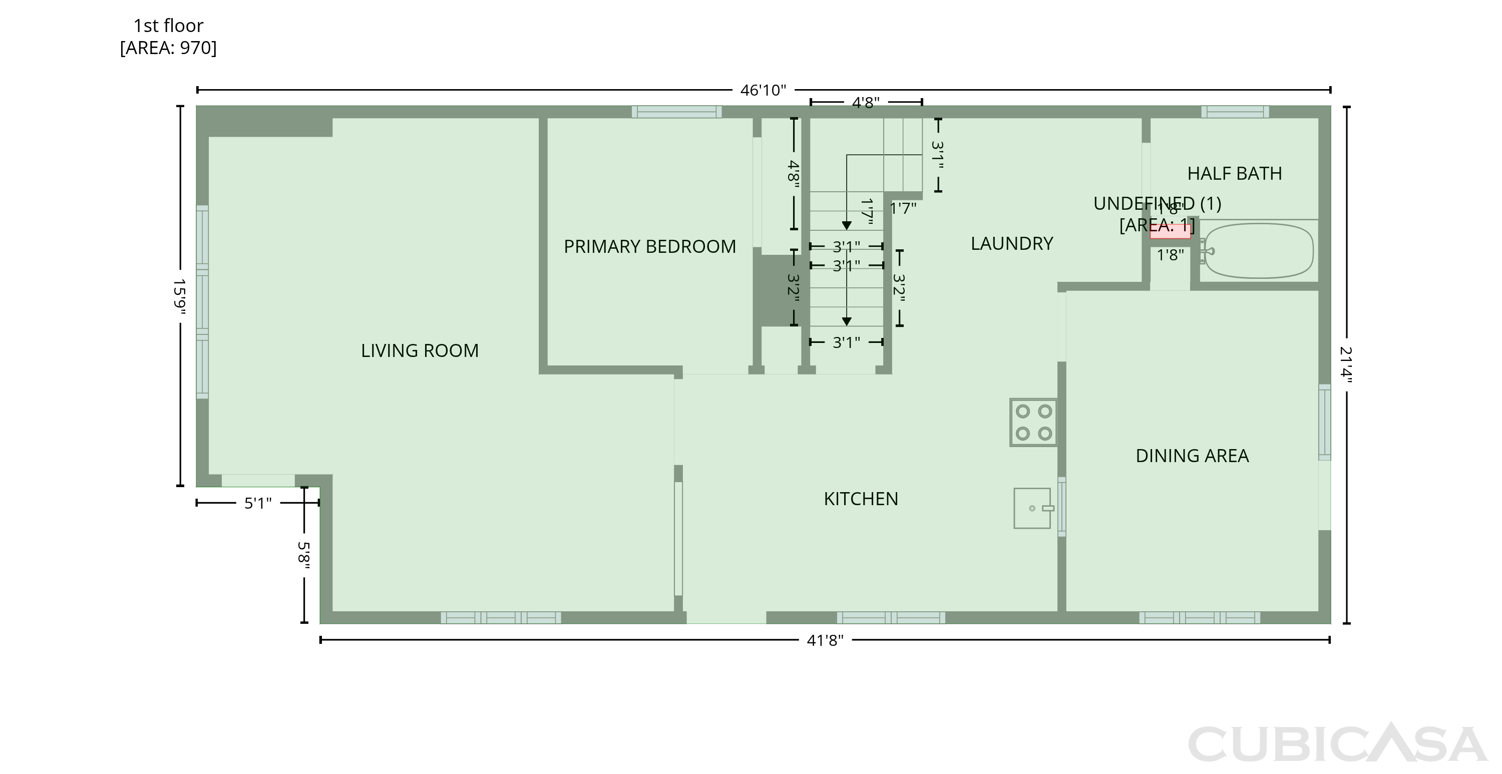 Second Floor of 578 Garden Ave, Woodbridge, NJ
