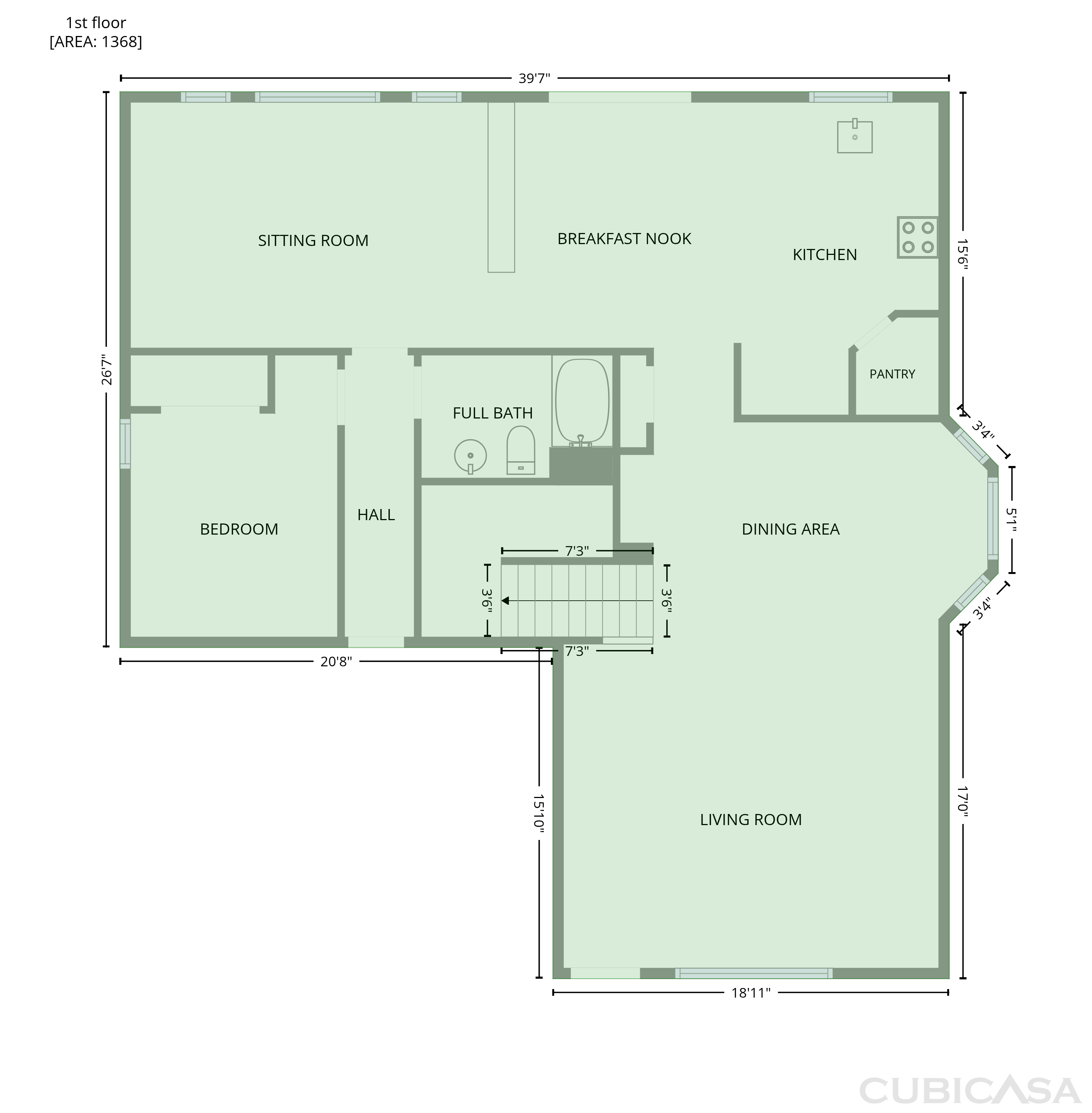 Main Floor of 45370 W Horse Mesa Rd, Maricopa, AZ
