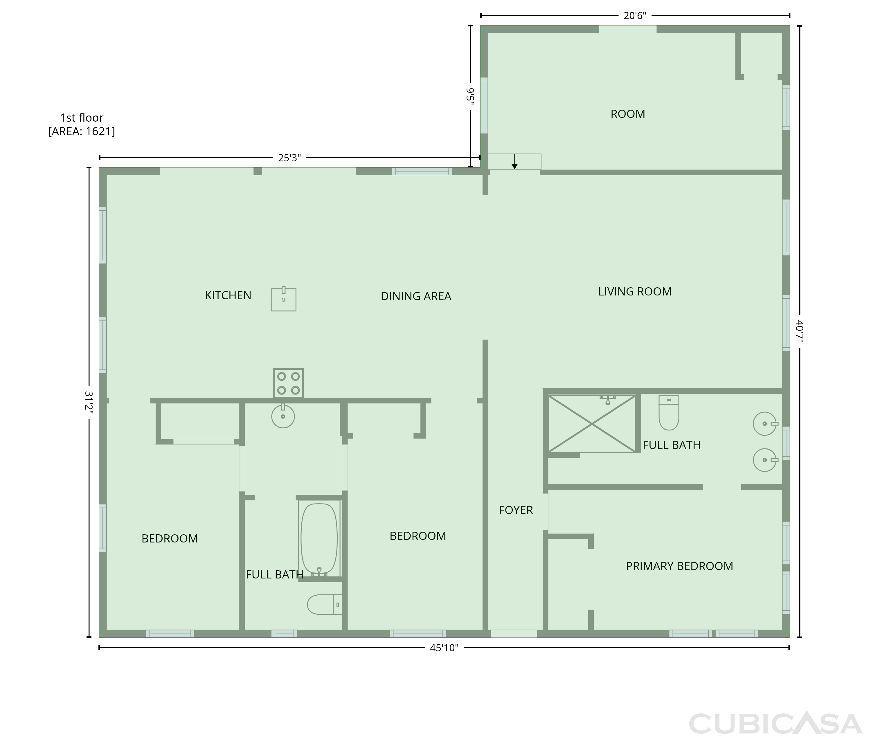 Main Floor of 239 Spring Creek Dr, Goodrich, TX