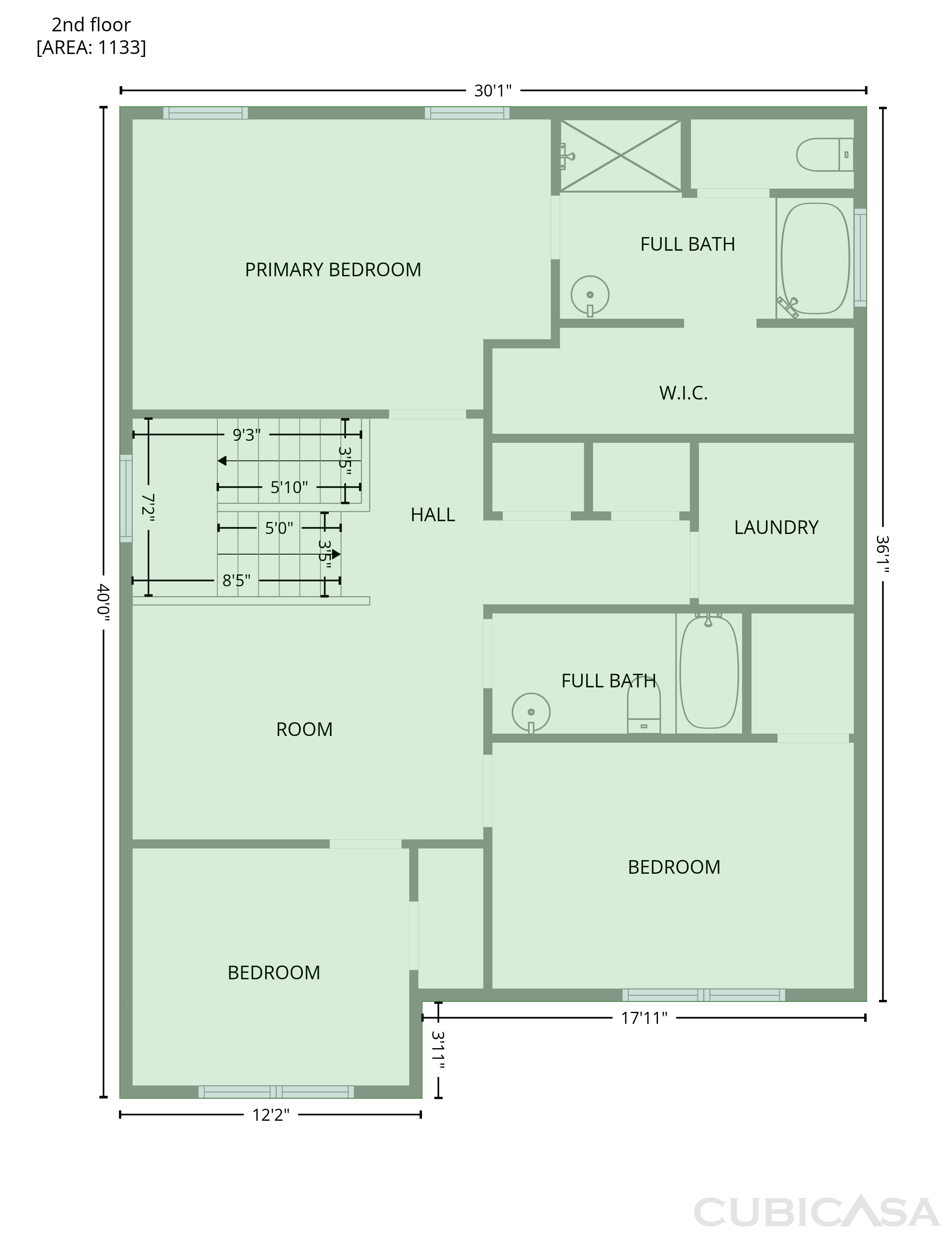 Second Floor of 1708 Sawtooth Ct, Landis, NC