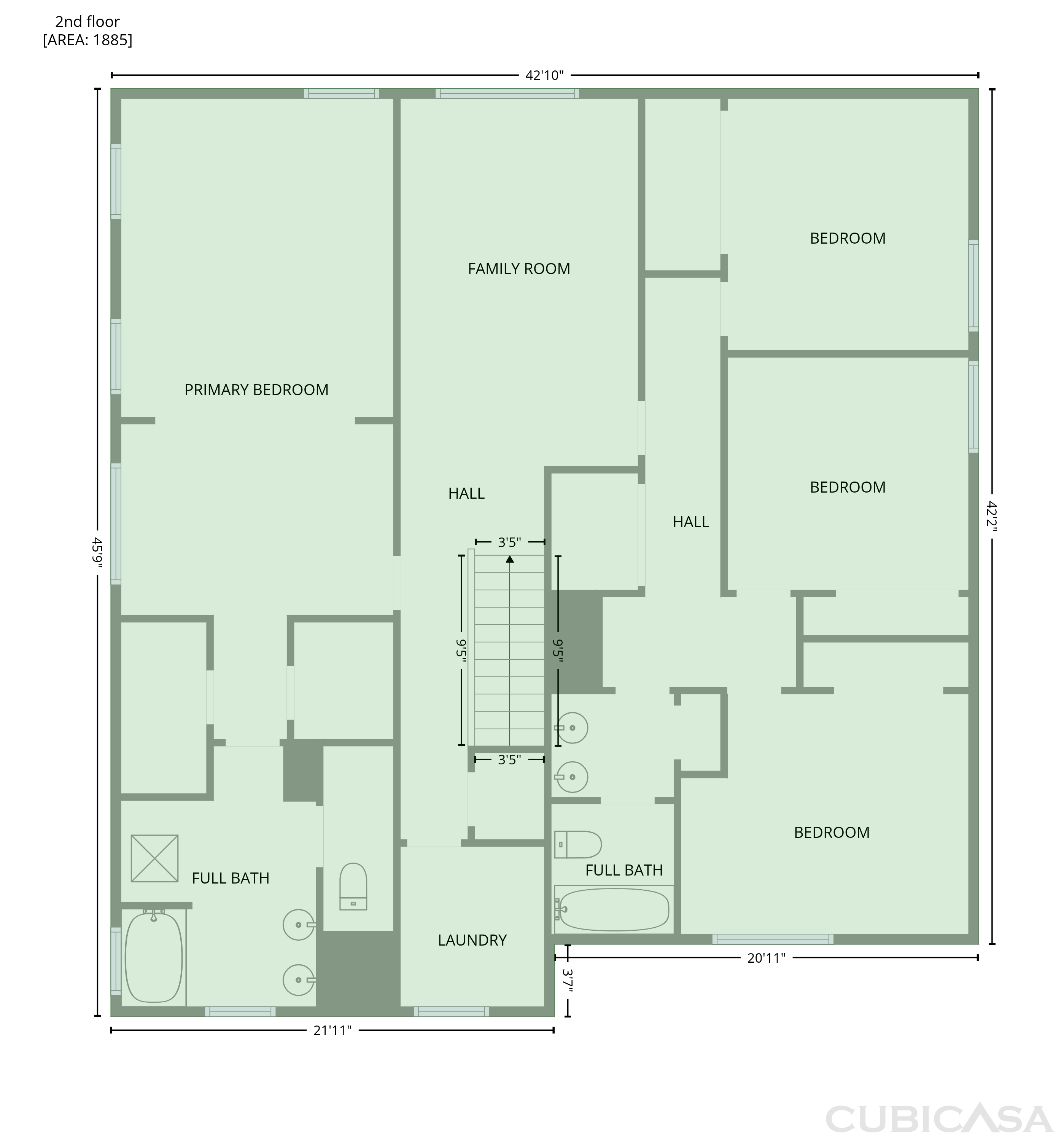 Third Floor of 37 Possum Creek Way, Dallas, GA