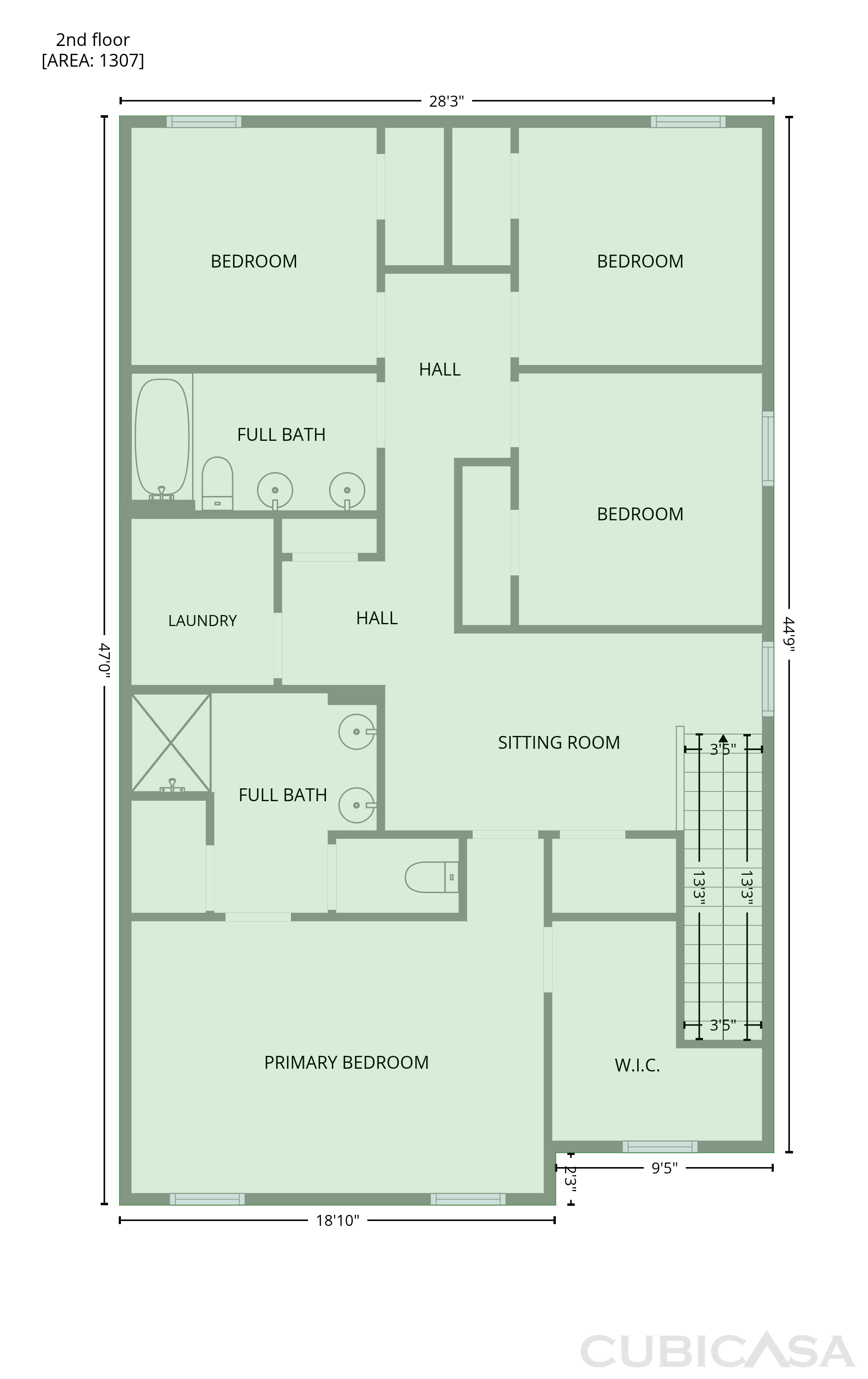 Second Floor of 3074 Timber Hawk Cir, Ocoee, FL