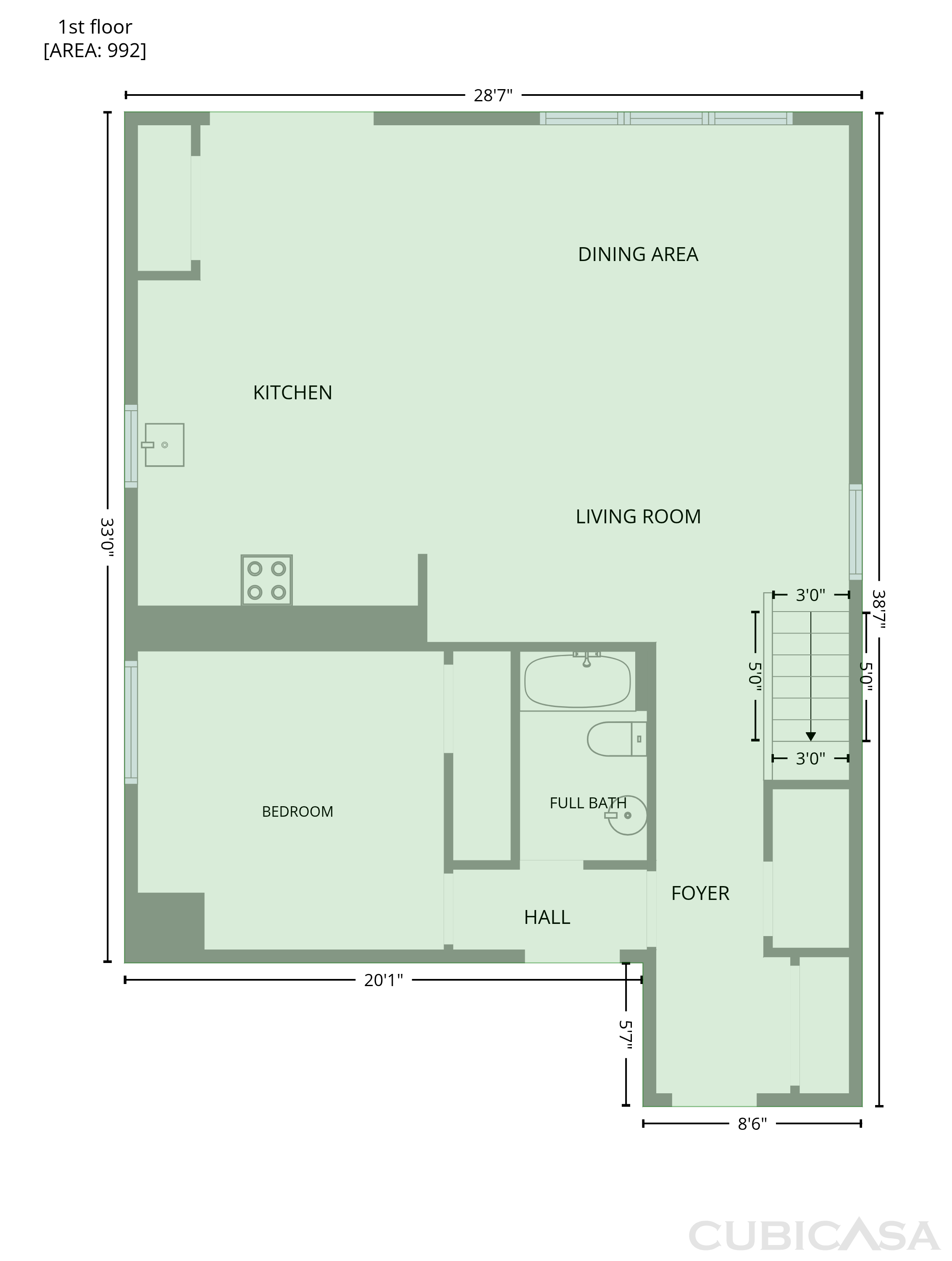 Main Floor of 9426 Lamine Way, Parrish, FL