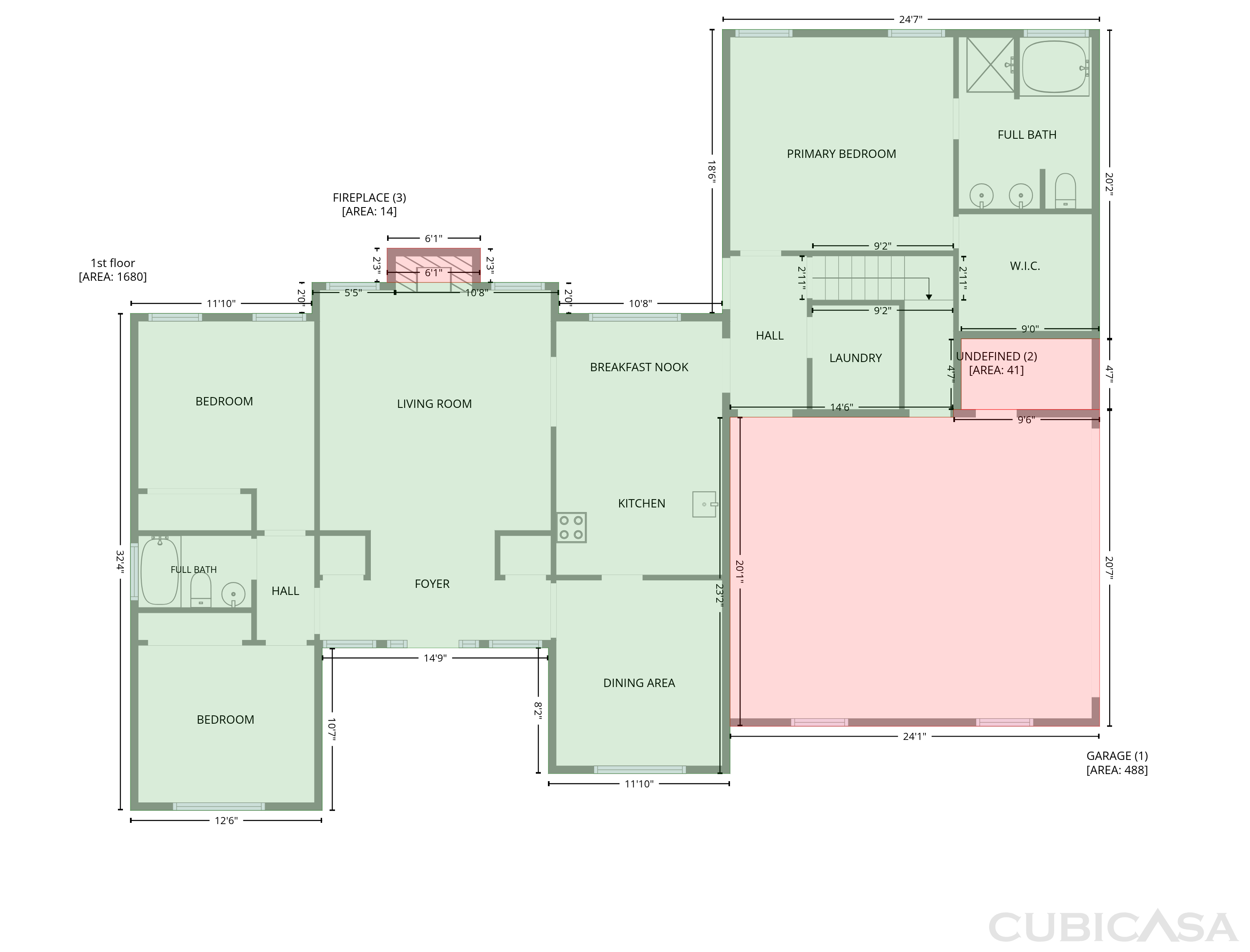Main Floor of 55 Concord Ct, Covington, GA