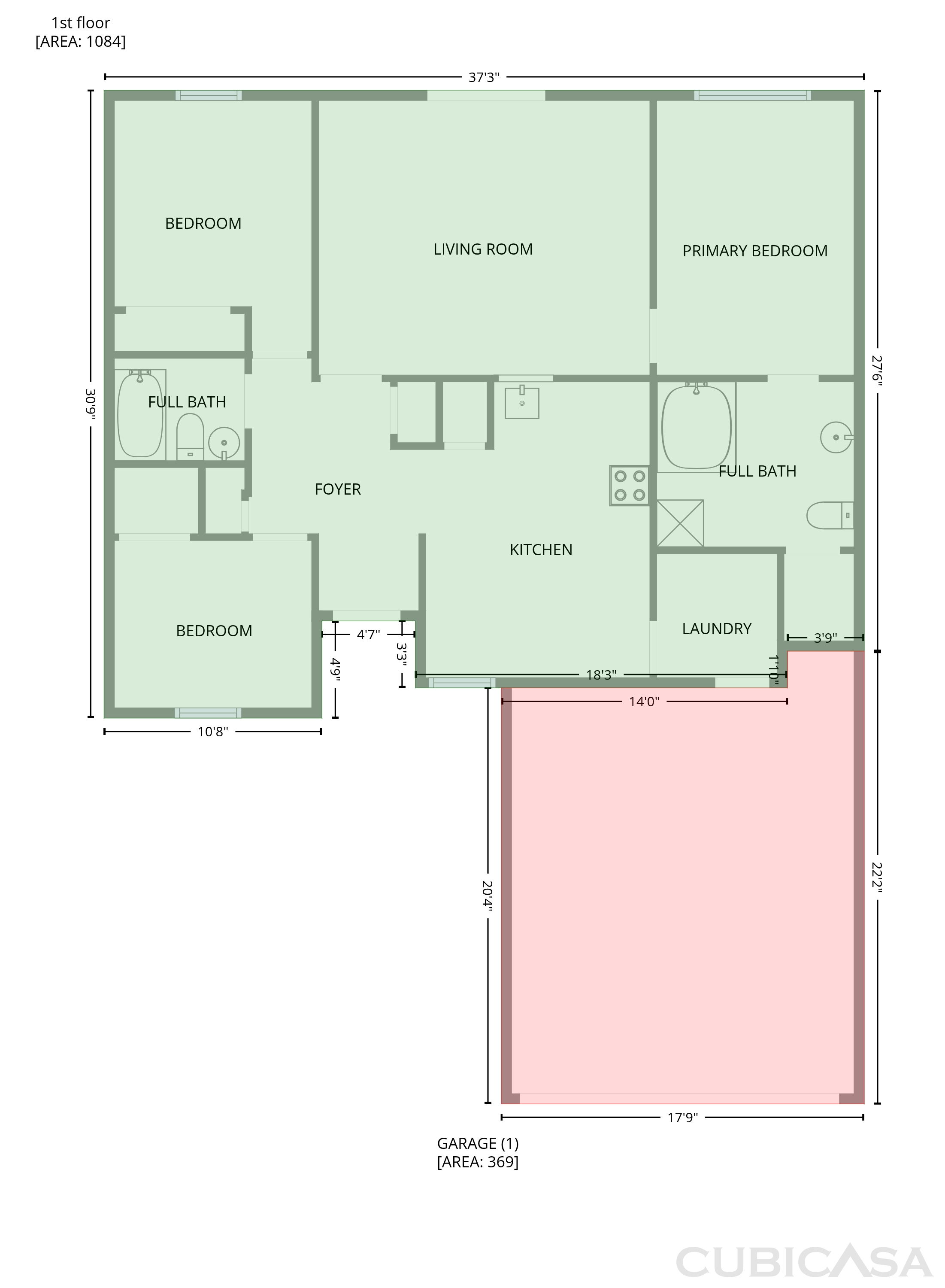 Main Floor of 2027 Ferdinand Ct, Indianapolis, IN