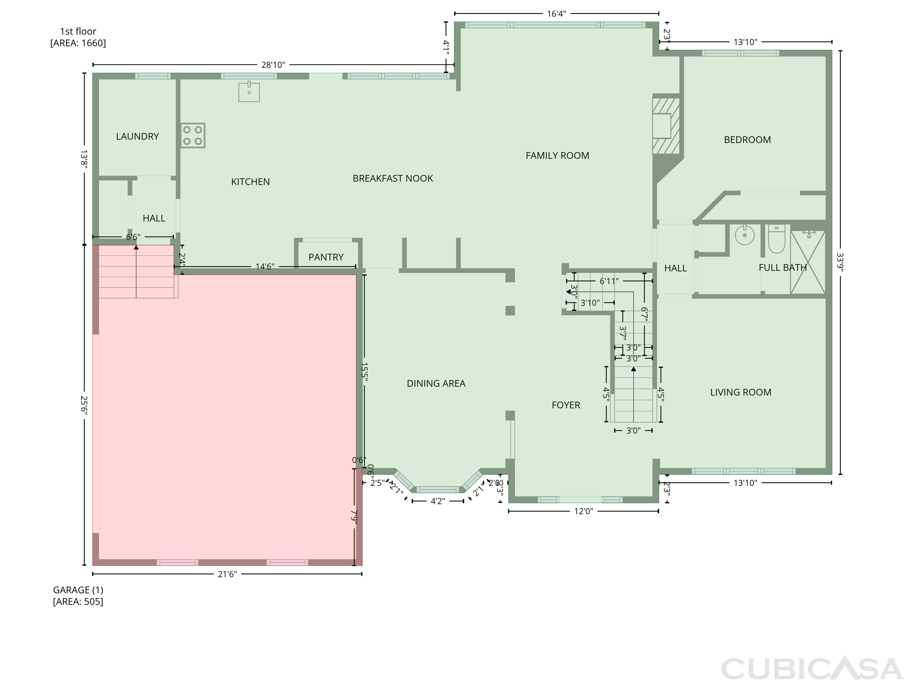 Second Floor of 3664 Hadfield Dr, Marietta, GA
