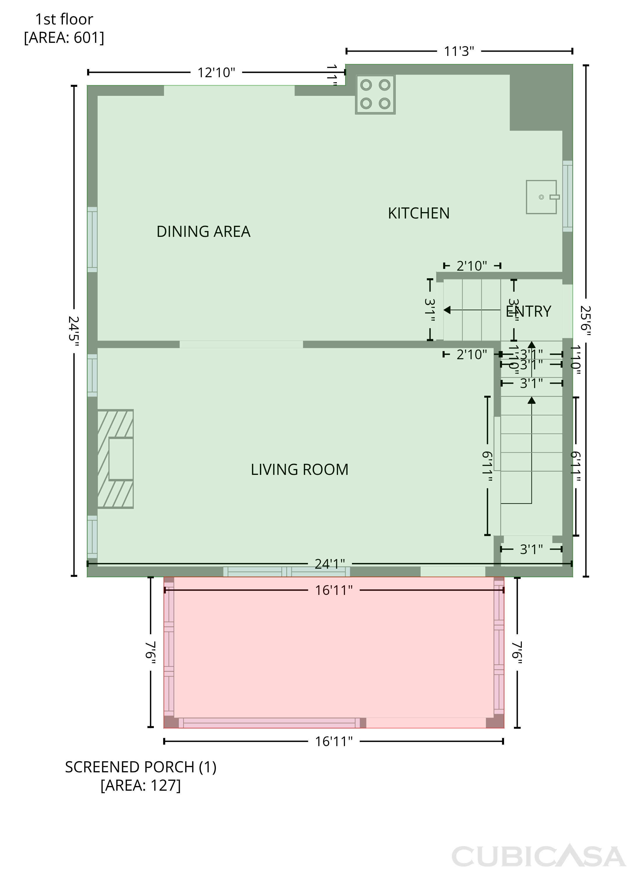 Second Floor of 14606 Bartter Ave, Cleveland, OH