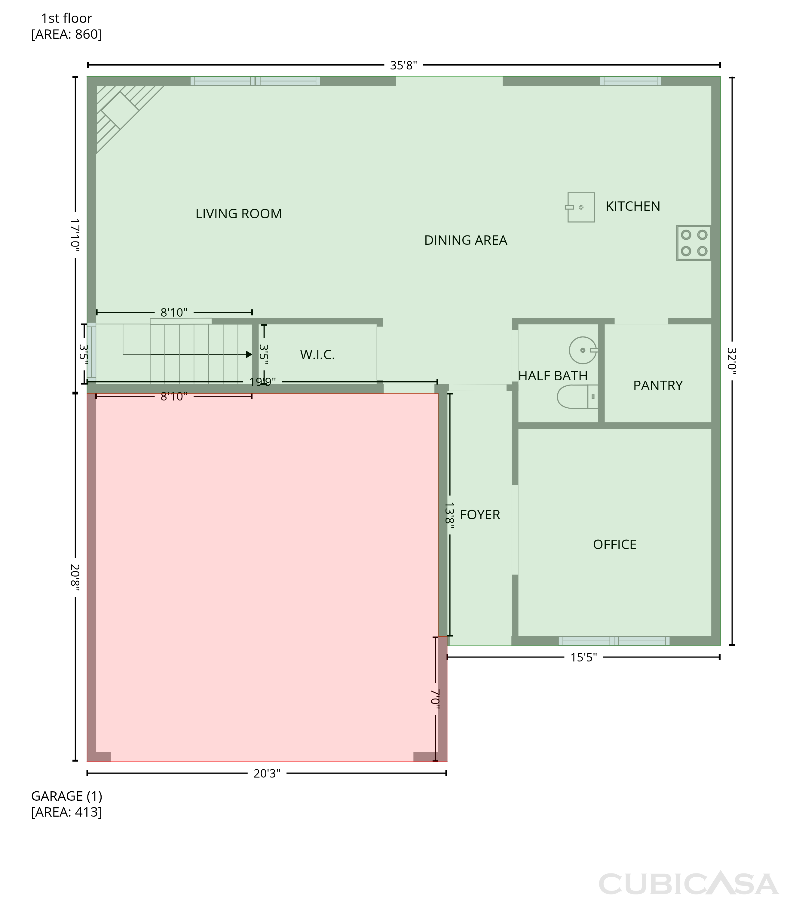 Main Floor of 115 Spring Hall Dr, Troutman, NC