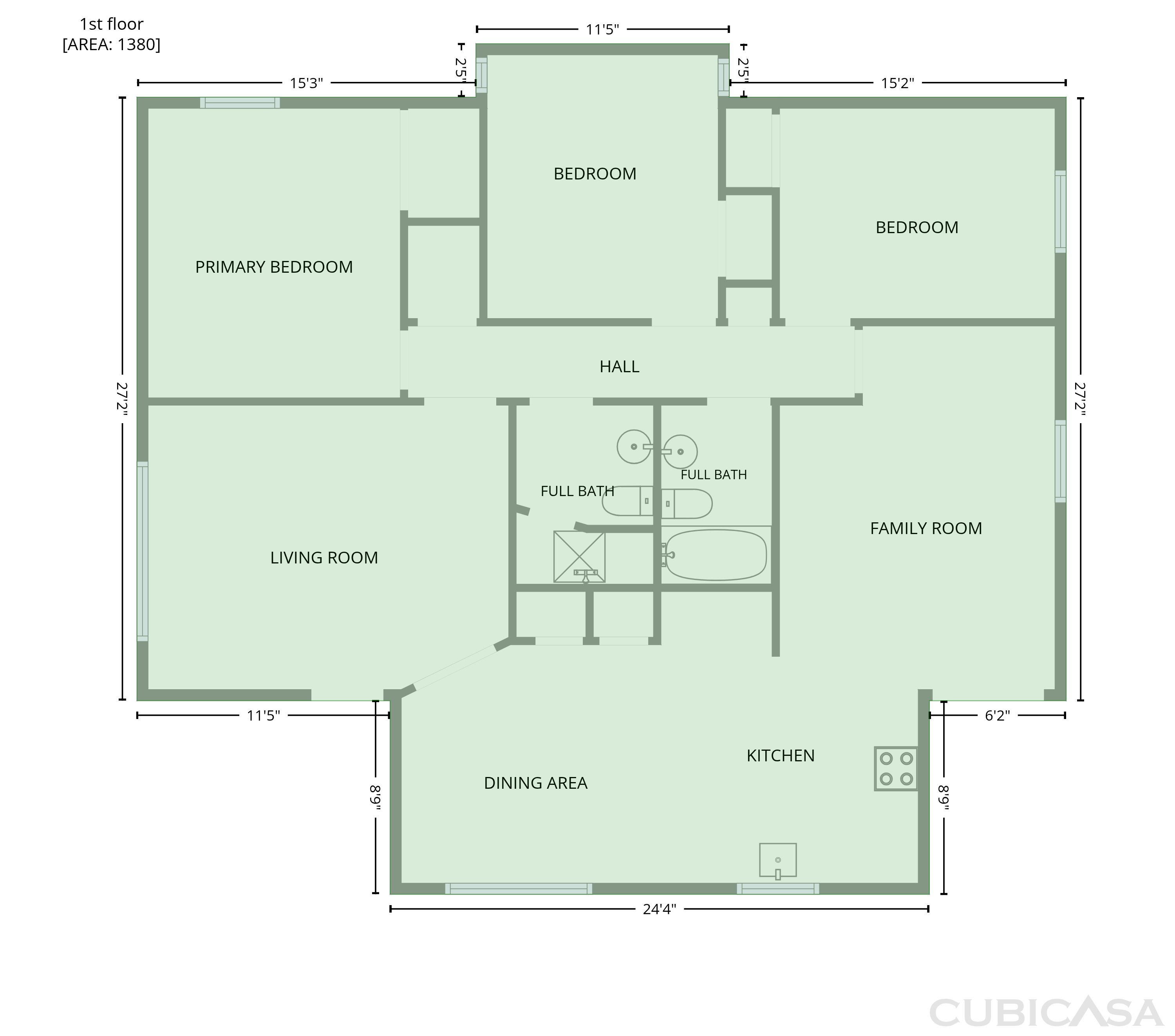 Main Floor of 1951 Taylor Dr, Gastonia, NC