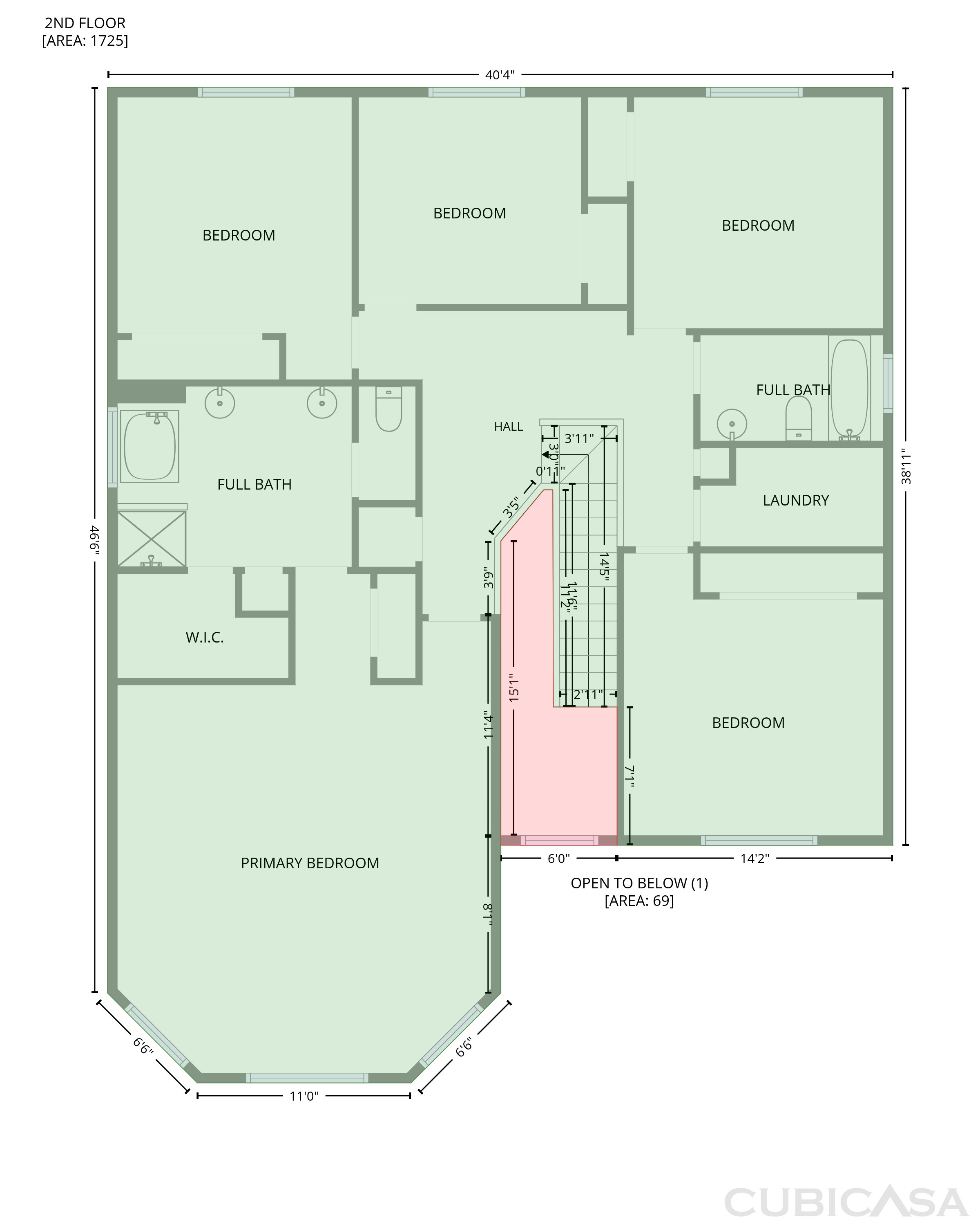 Second Floor of 4920 Trinidad Dr, Land O Lakes, FL