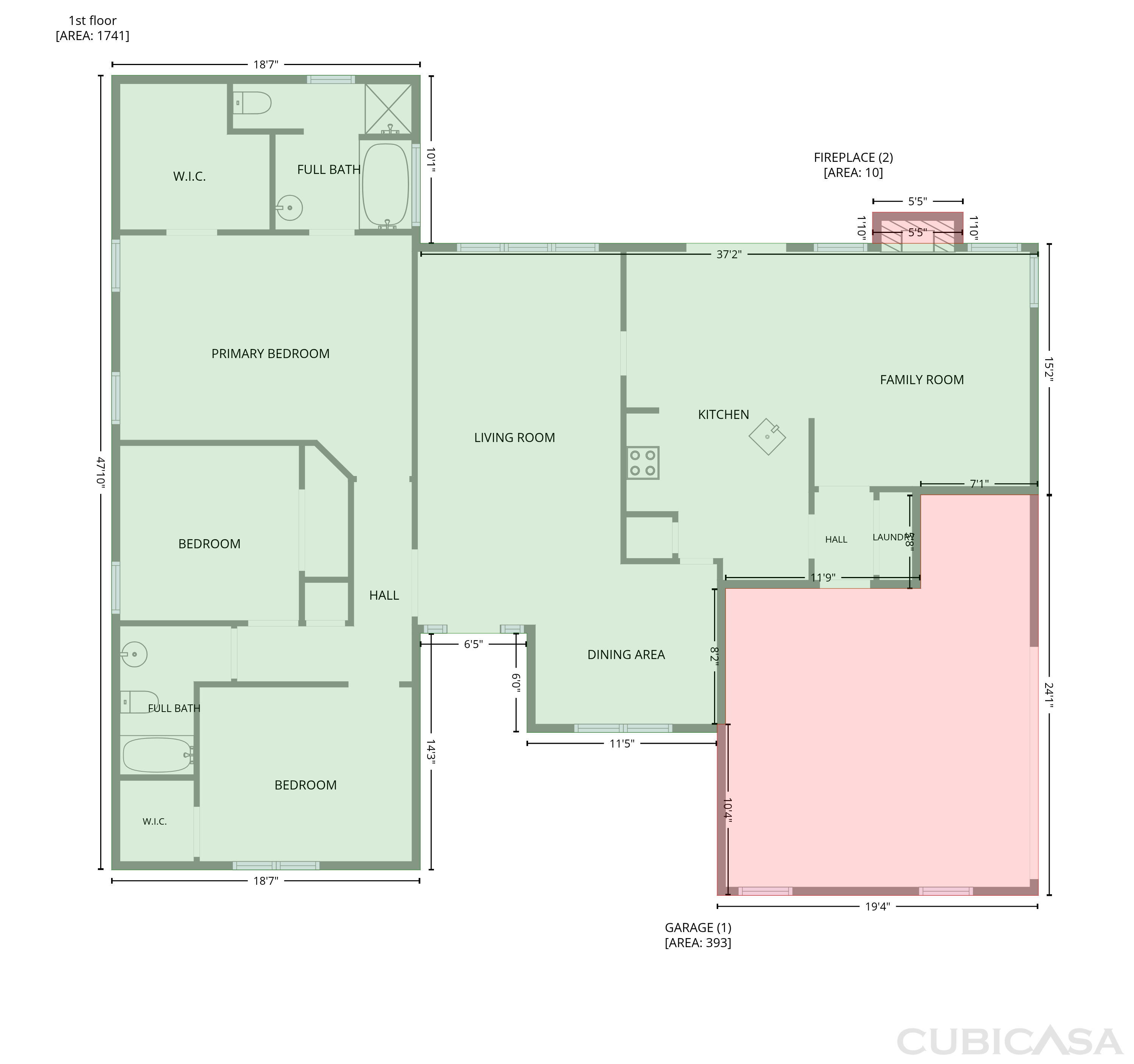 Main Floor of 100 Pine Shoals Trl, Fayetteville, GA