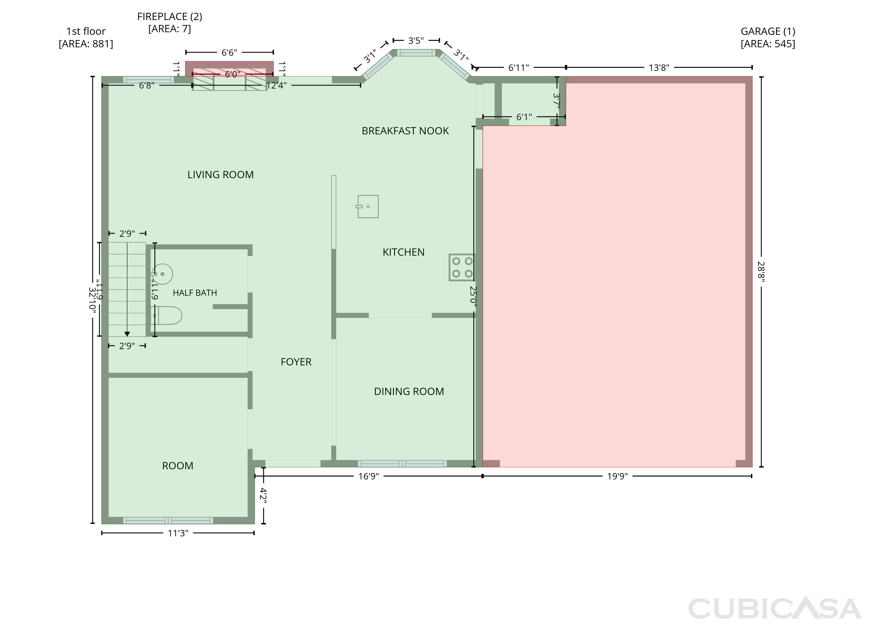 Main Floor of 275 Forrest Ave, Fayetteville, GA