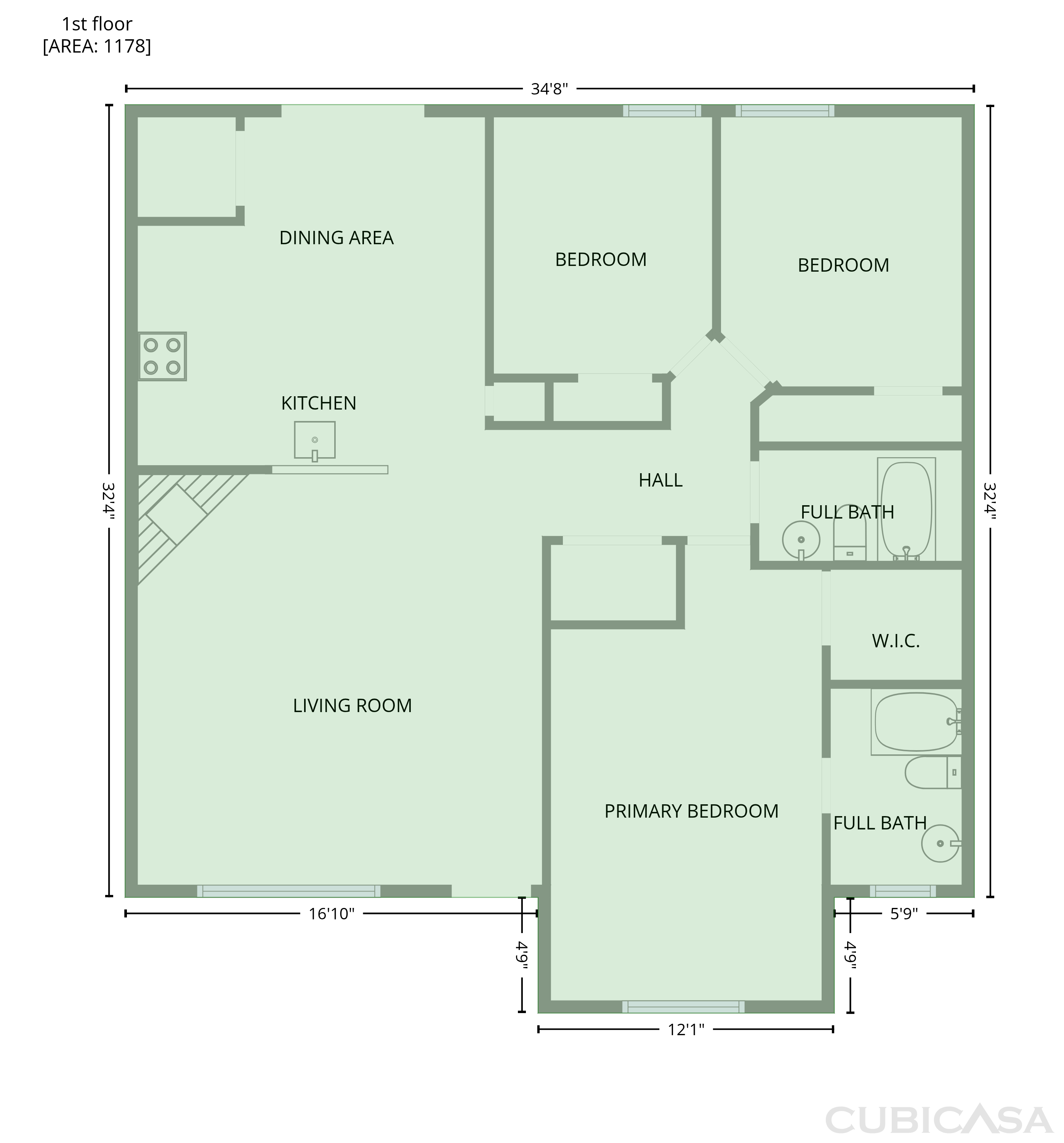 Main Floor of 2100 Walnut Ridge Ct, Raleigh, NC