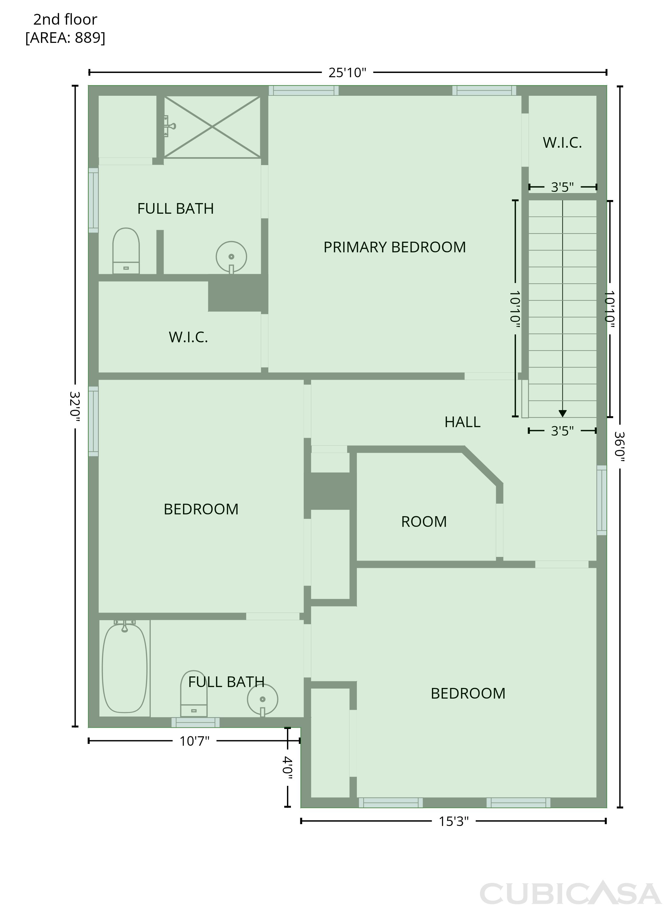 Second Floor of 2760 Calico Bass Ln, Johns Island, SC