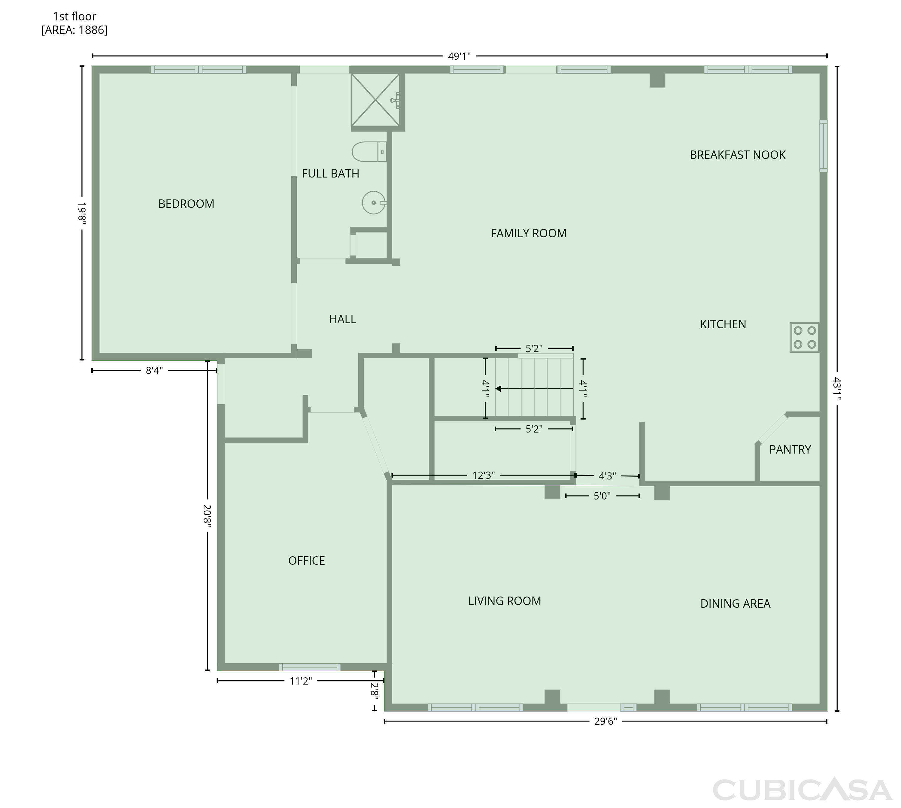 Main Floor of 280 Chandler Cir, Oviedo, FL