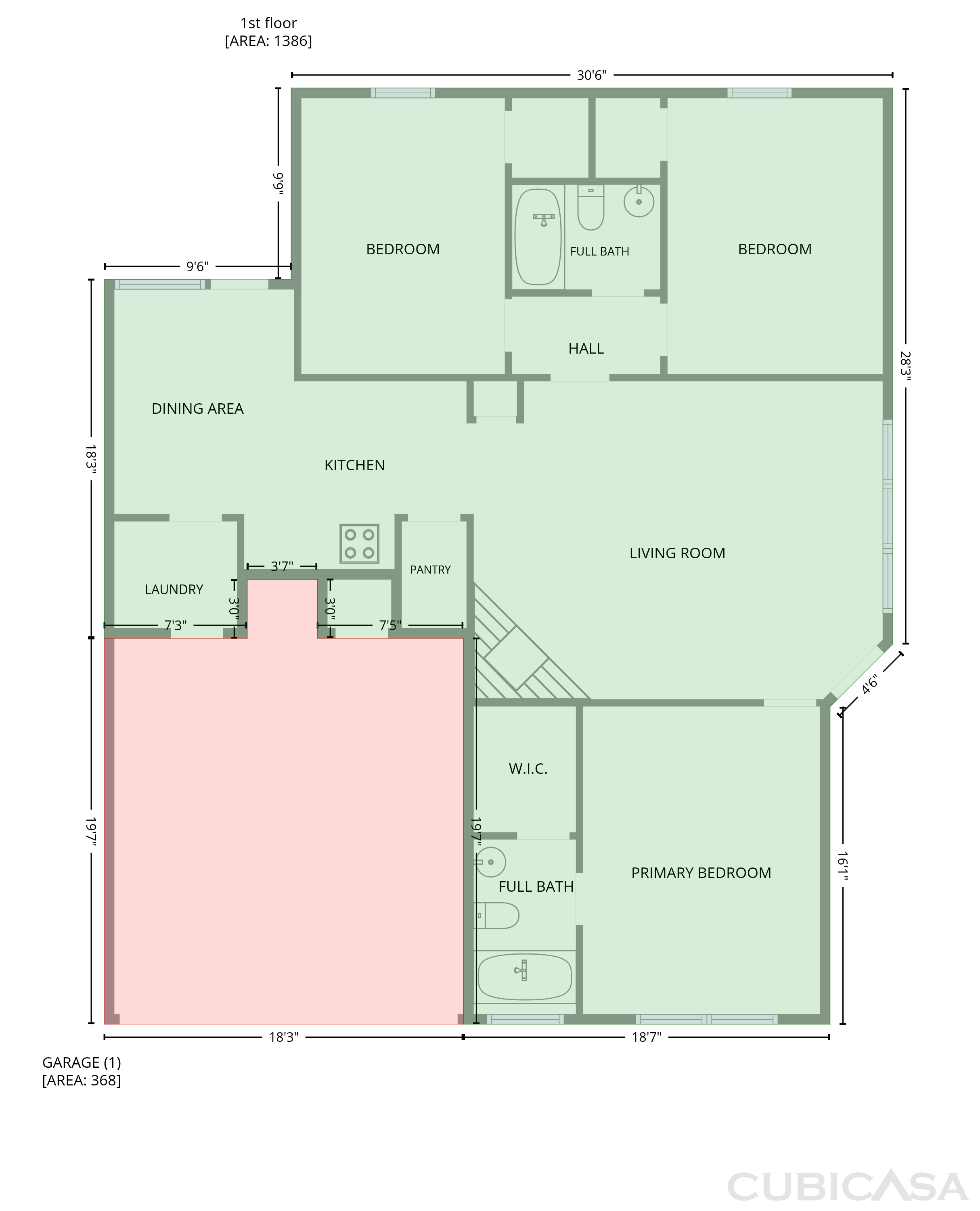 Main Floor of 387 Apple Blossom Way, Macon, GA