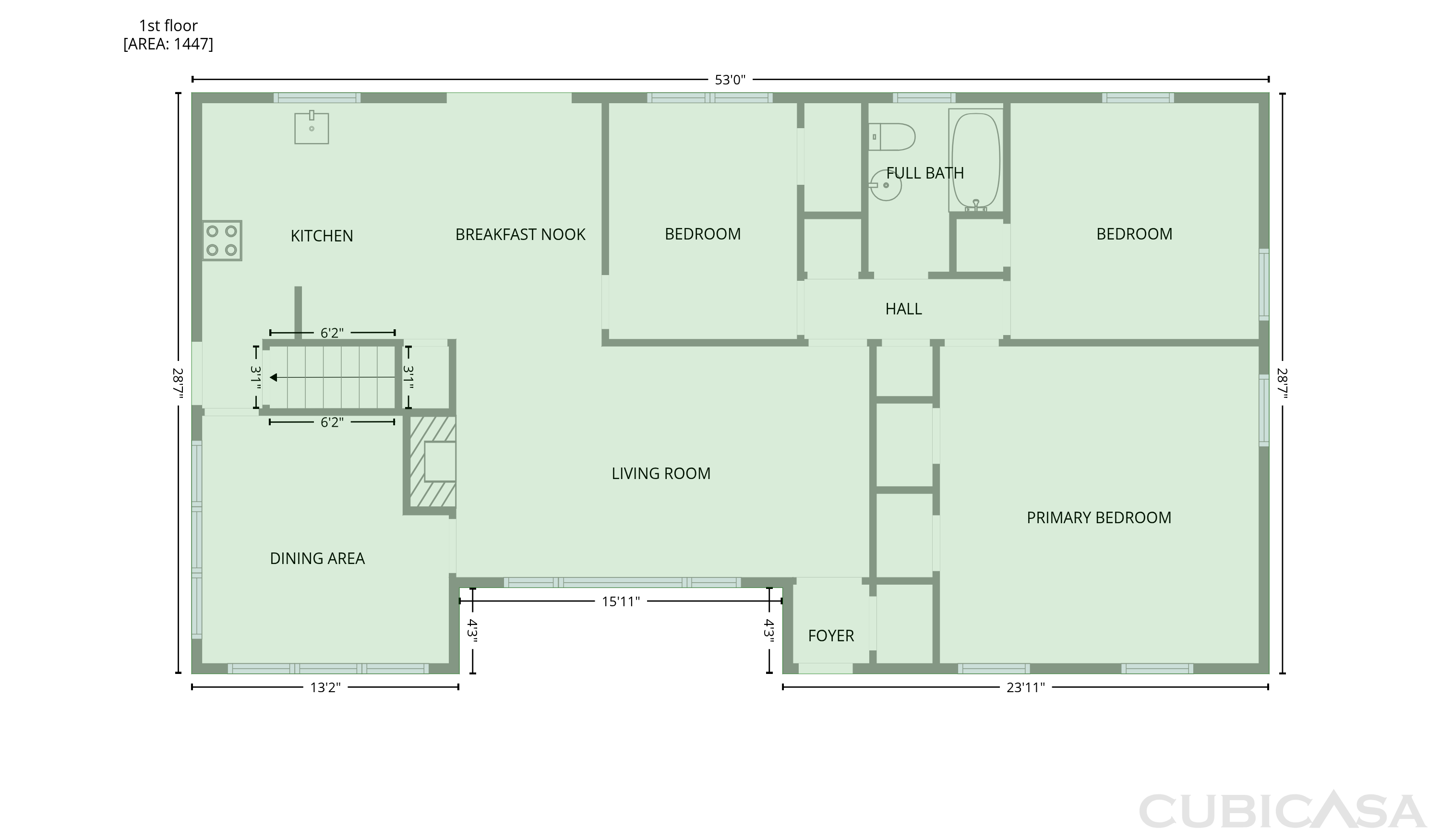 Second Floor of 63 Samson Ave, Madison, NJ