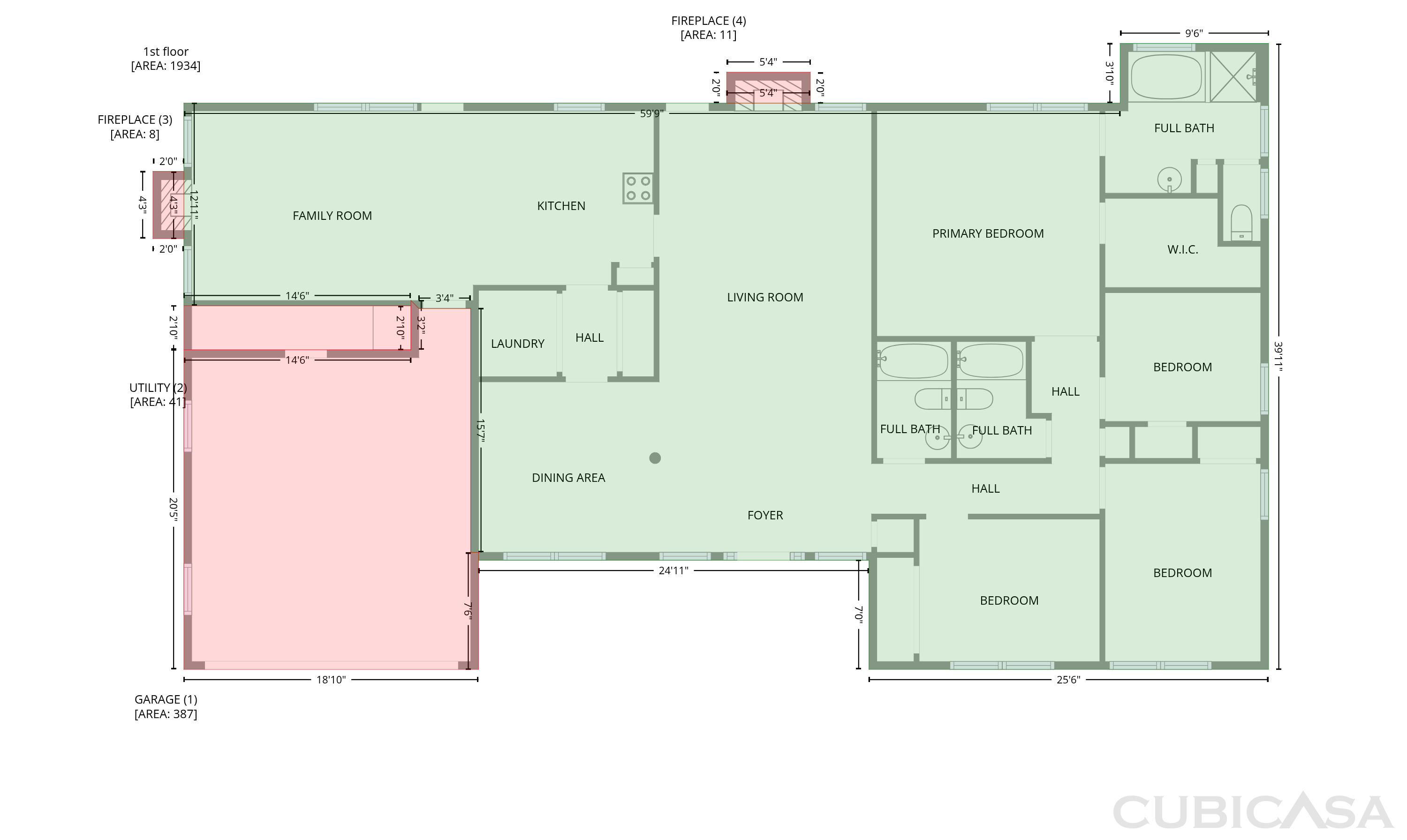 Main Floor of 1254 Wynford Colony SW, Marietta, GA
