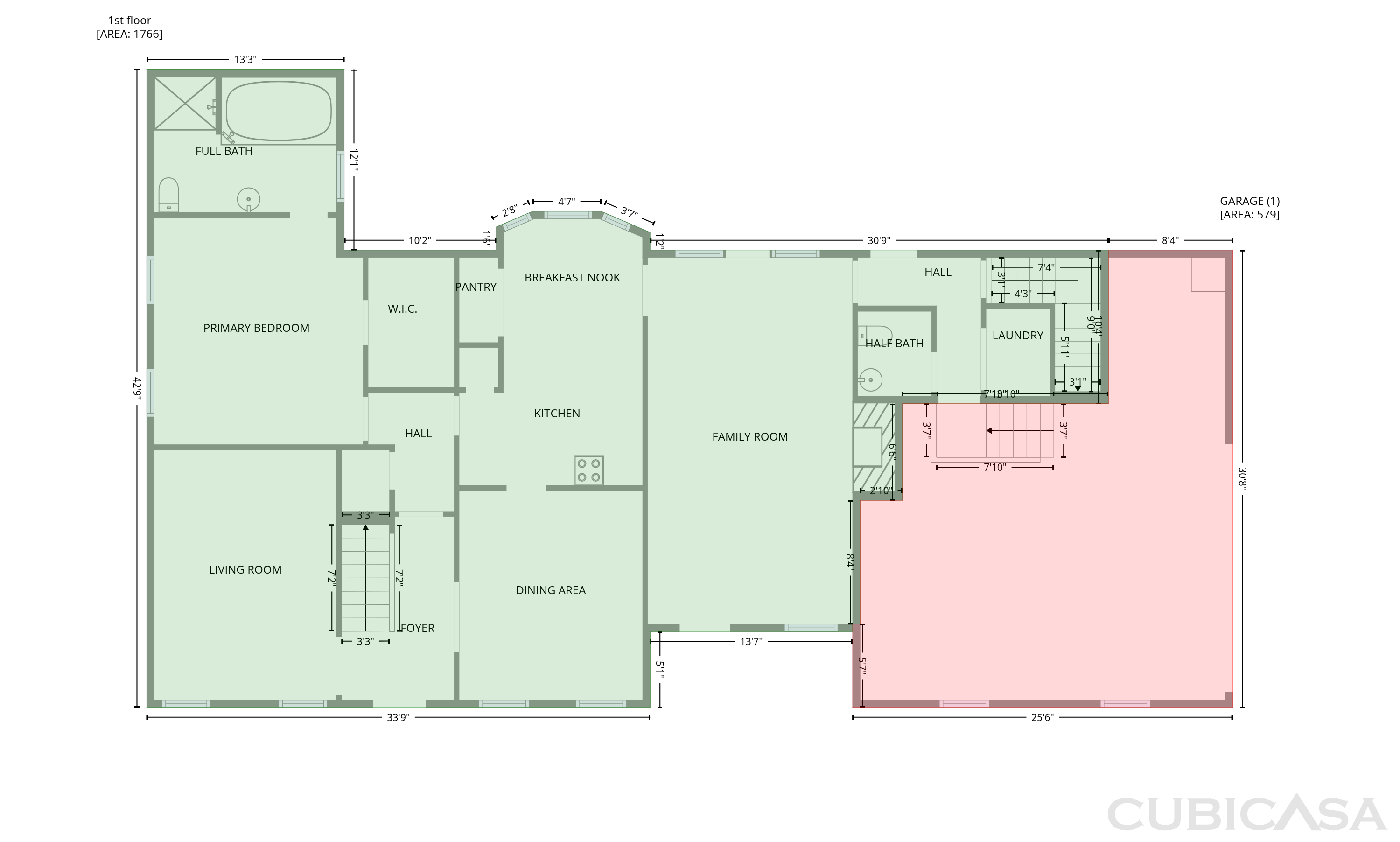 Main Floor of 345 Courtyard Ln, Fayetteville, NC