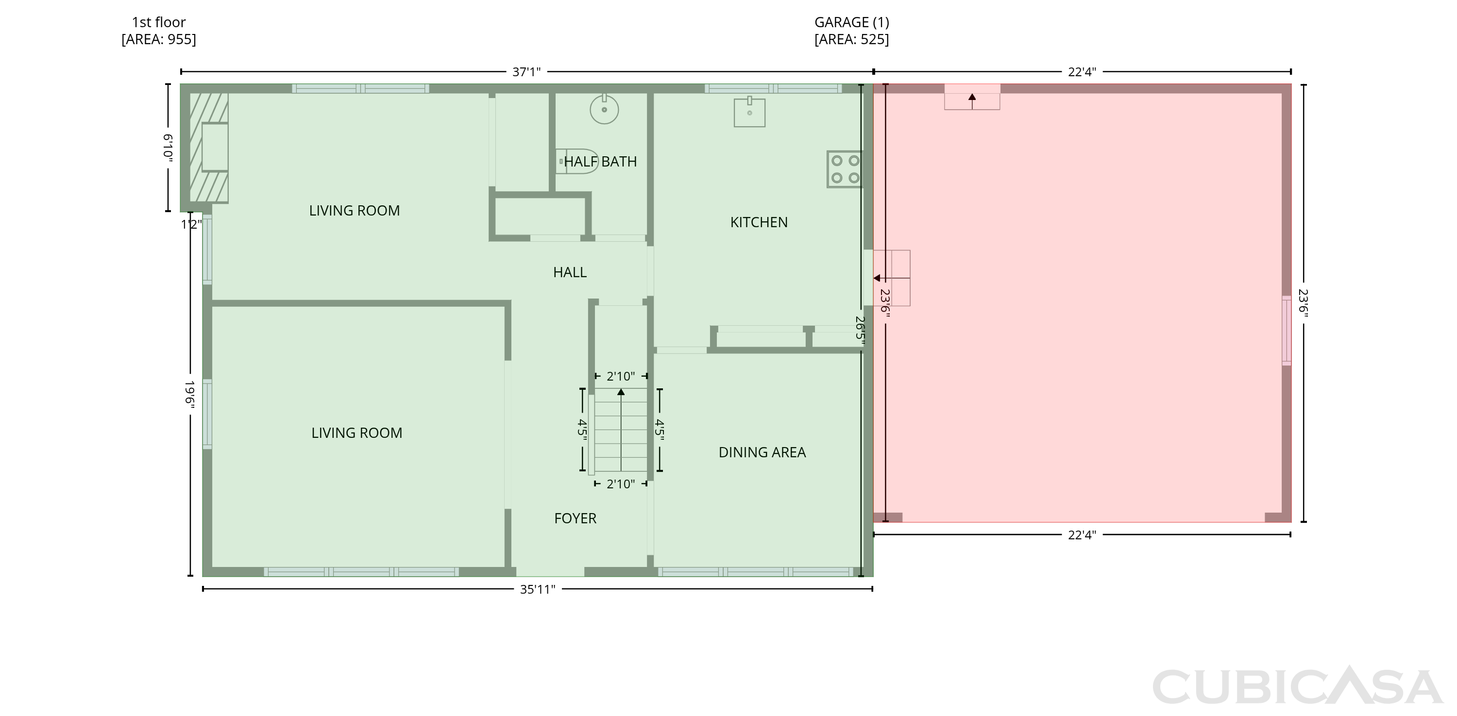 Main Floor of 1604 Drayton Woods Dr, Tucker, GA