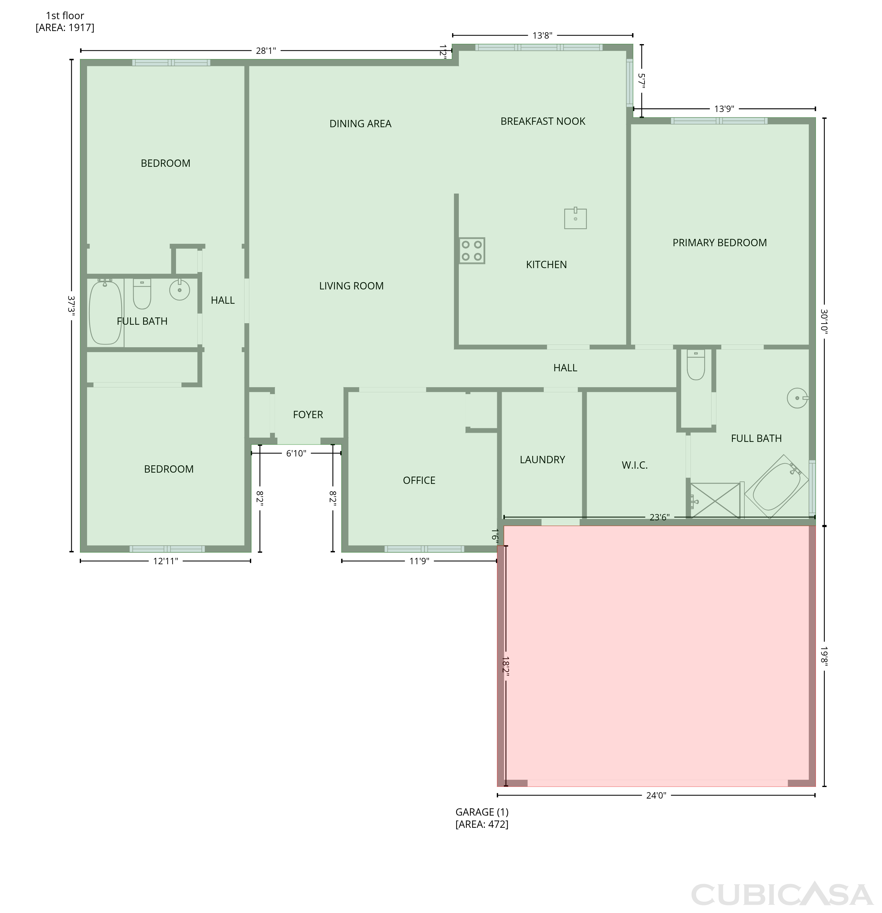 Main Floor of 1617 E Krystal St, Casa Grande, AZ